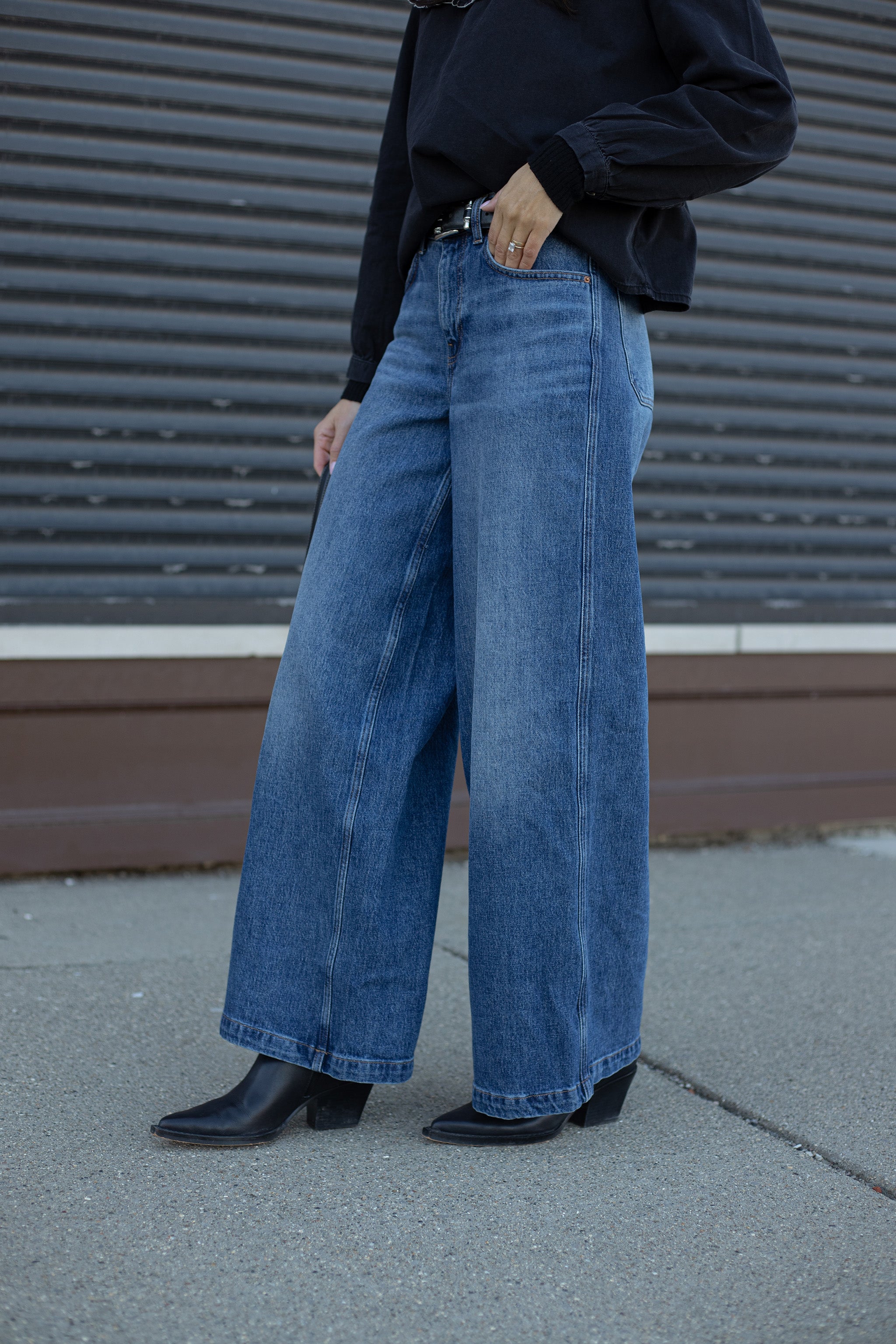 Bay Wide Leg Jean in Idaho