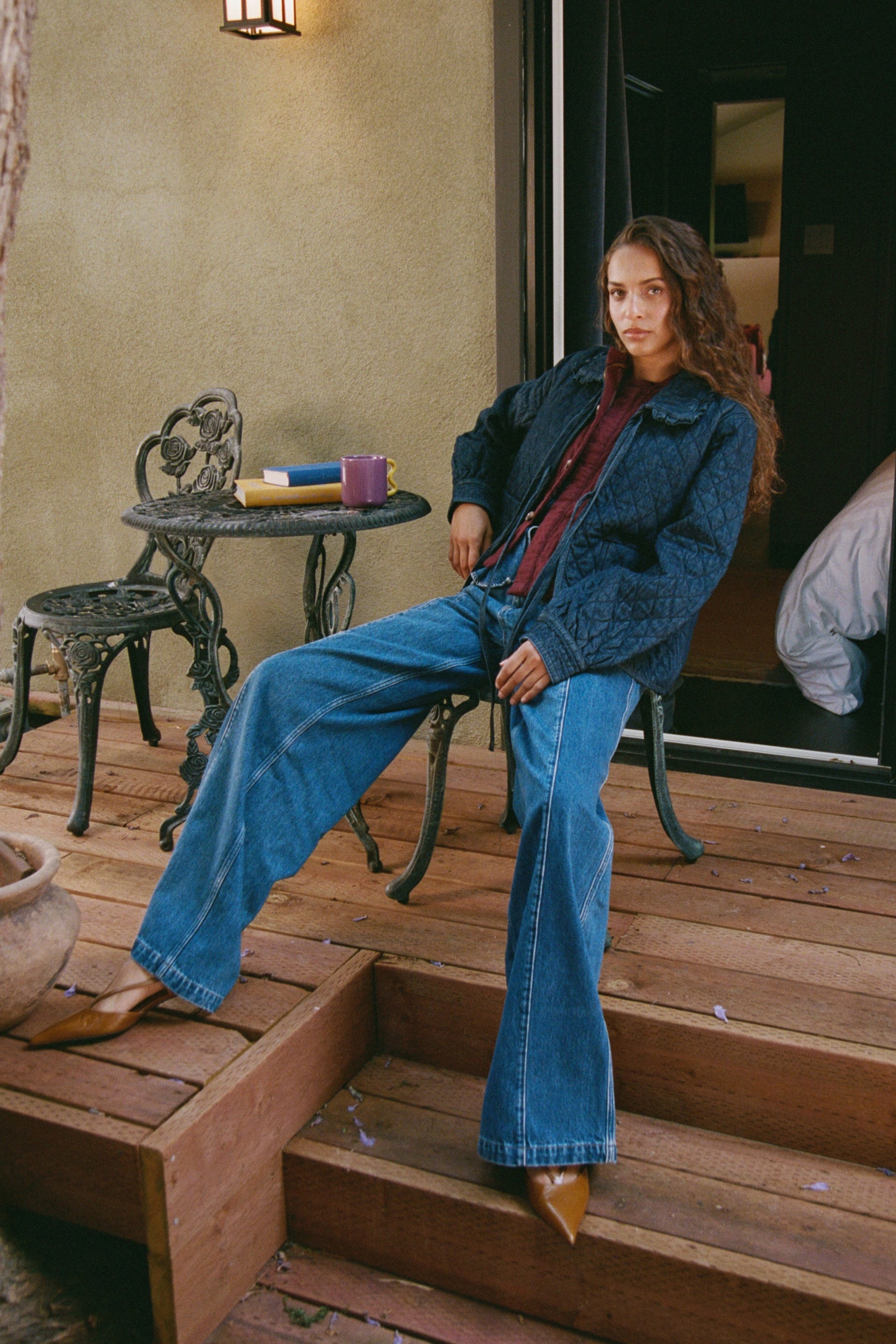 Heidi Jacket in Indigo Rinse