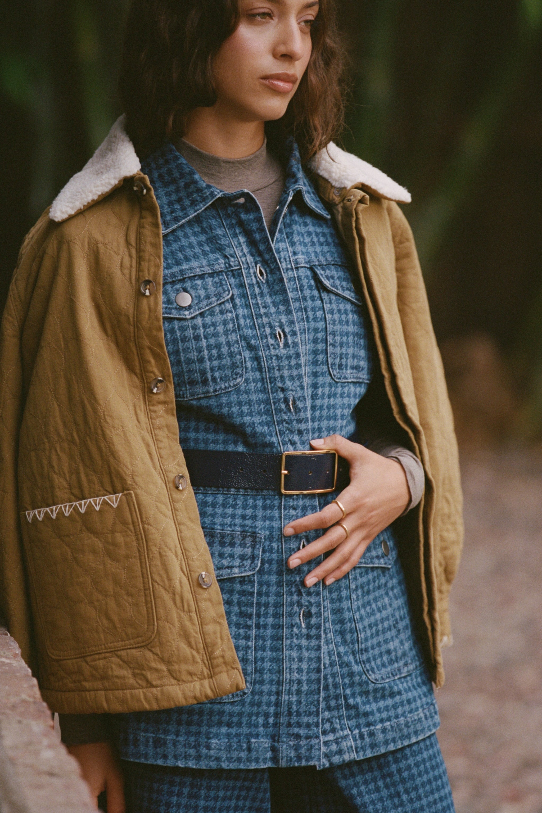 Ani Vest in Houndstooth Idaho