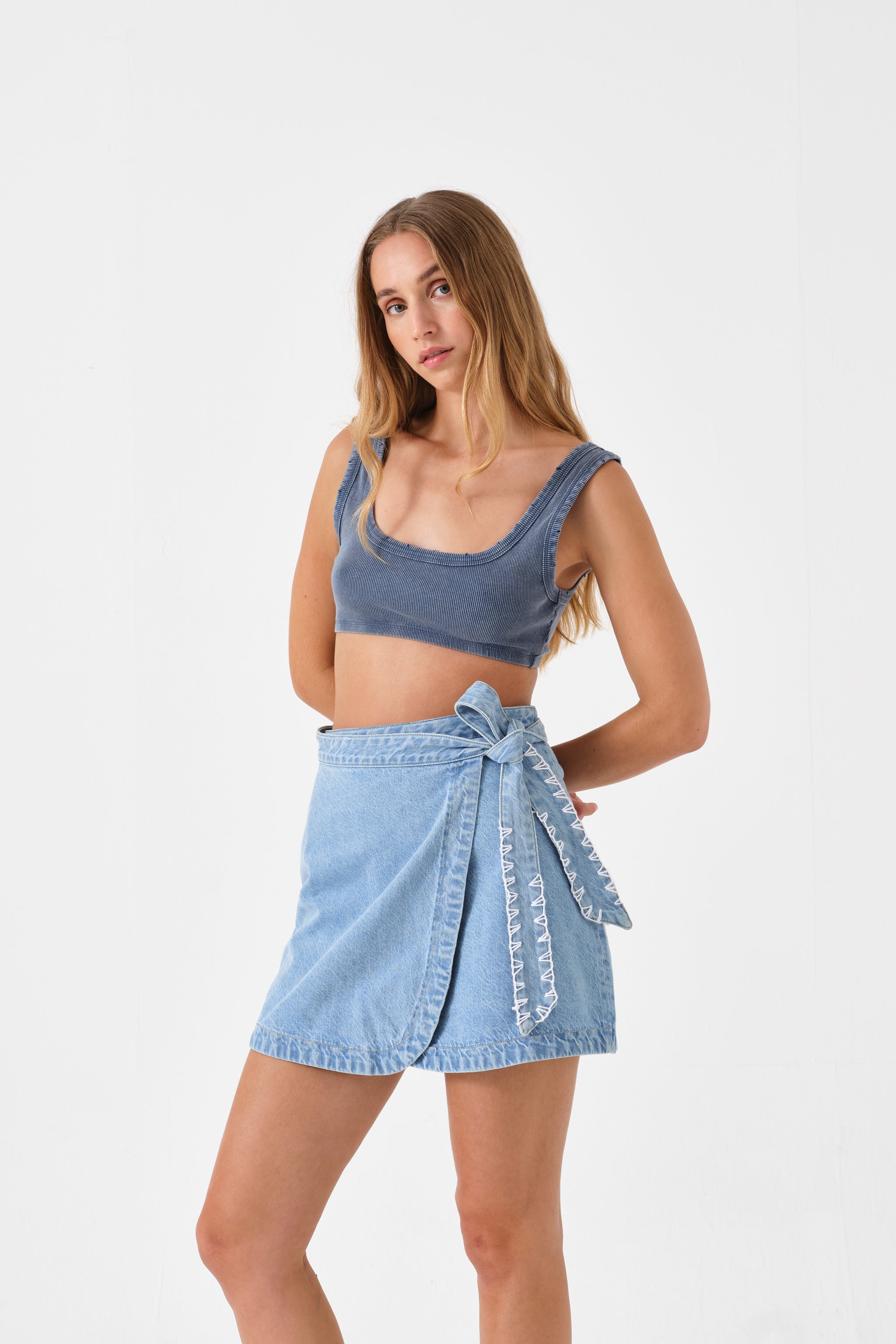 Freya Skirt in Sunbleached