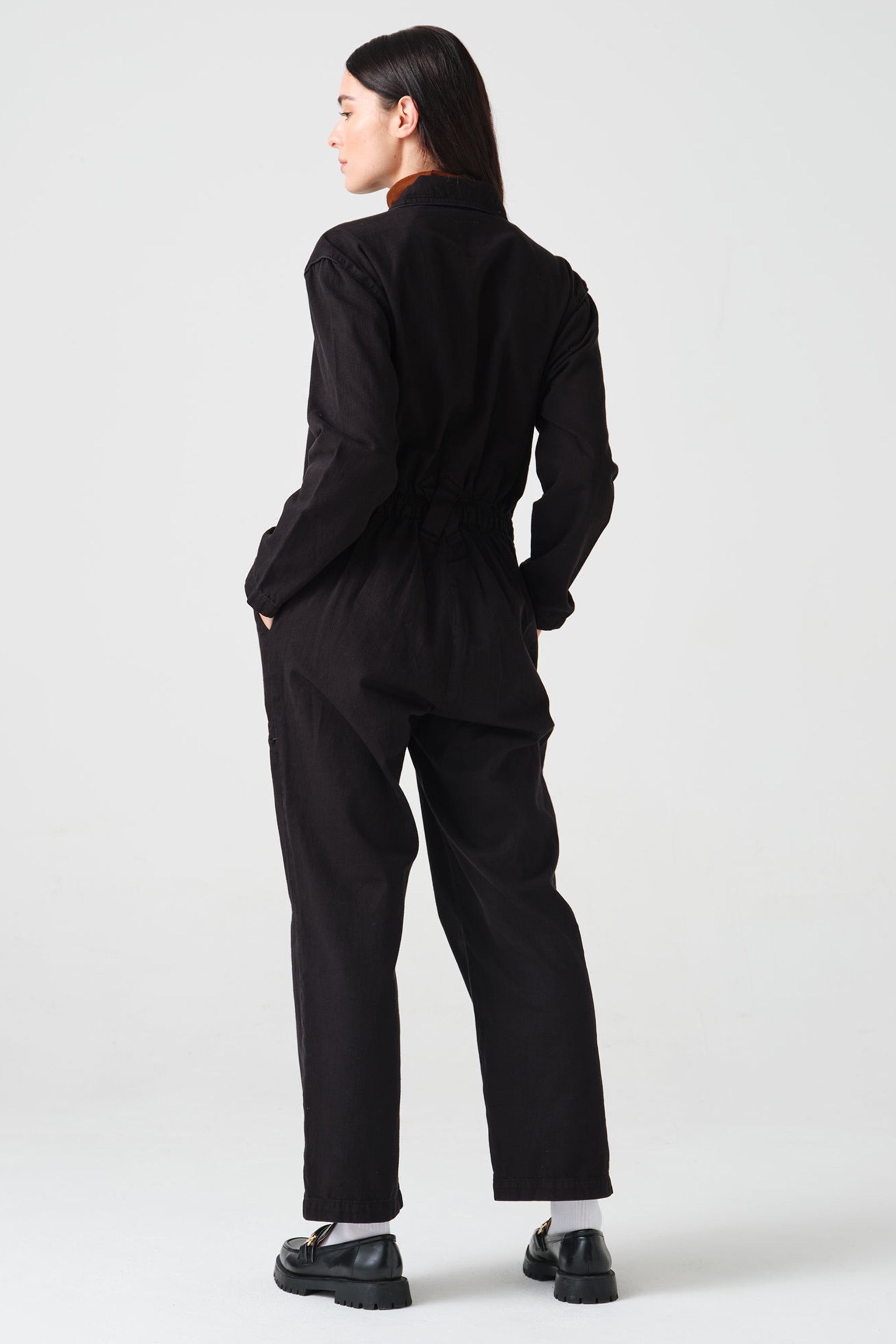 Amelia All in One in Black Denim