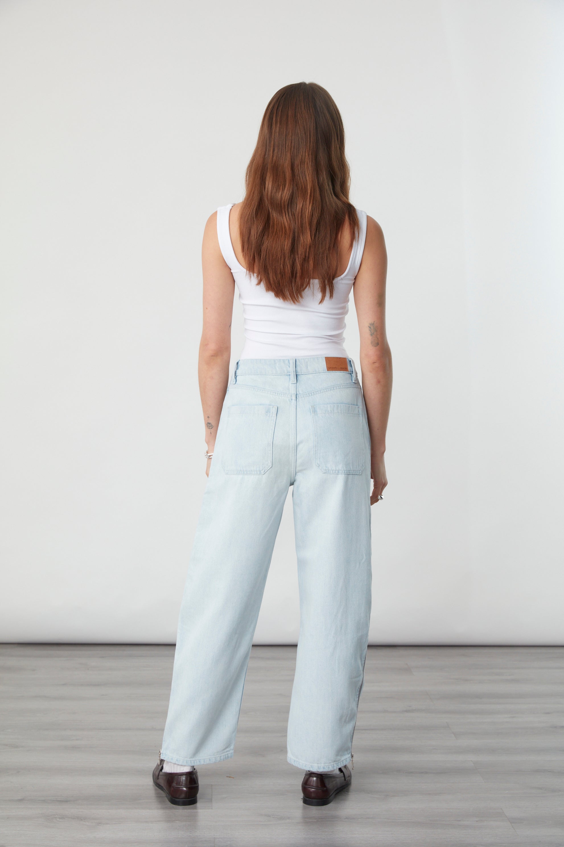 Bo Zip Jean In Frost - seventy + mochi