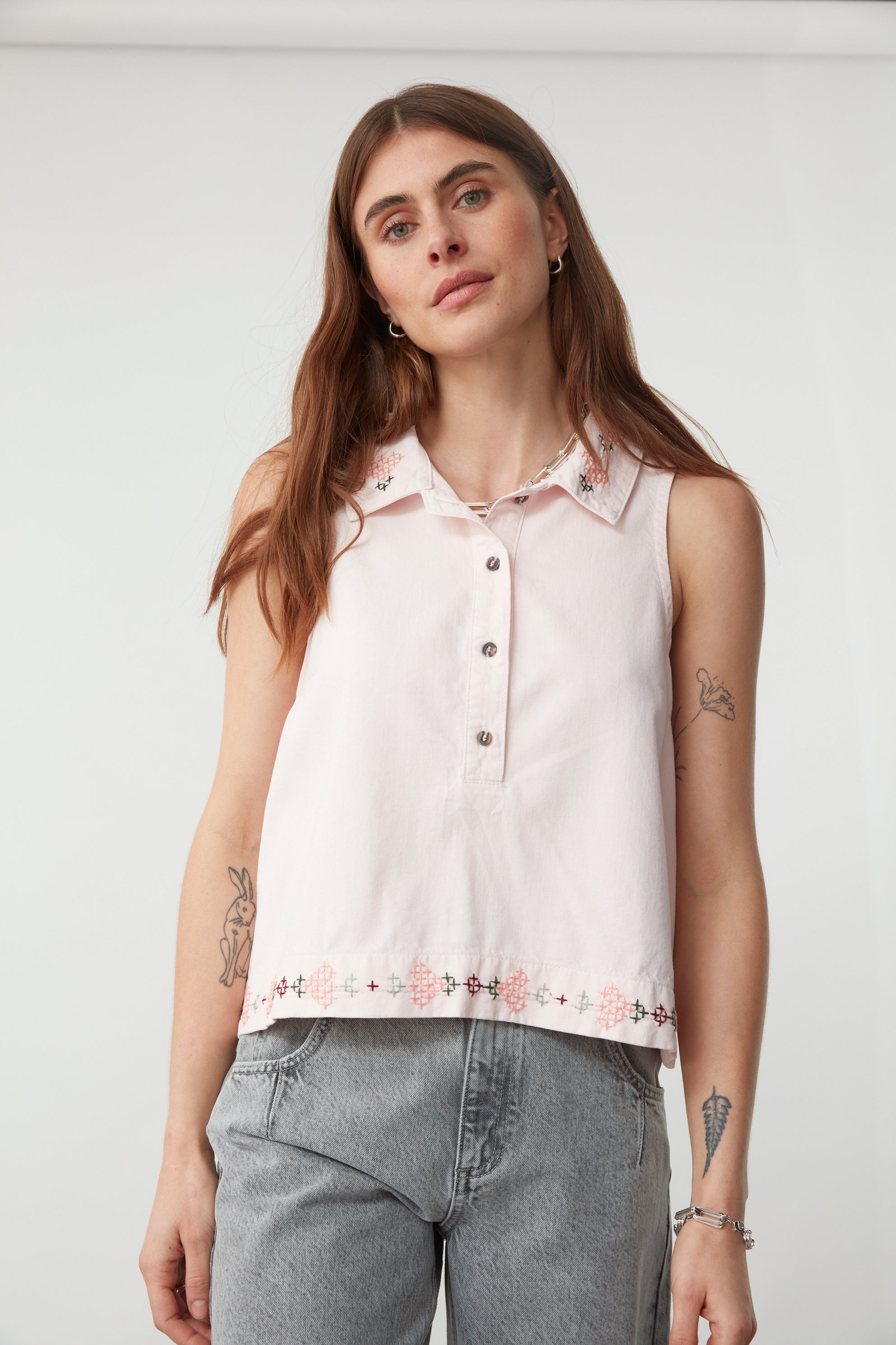 Tobi Tank Top In Blush