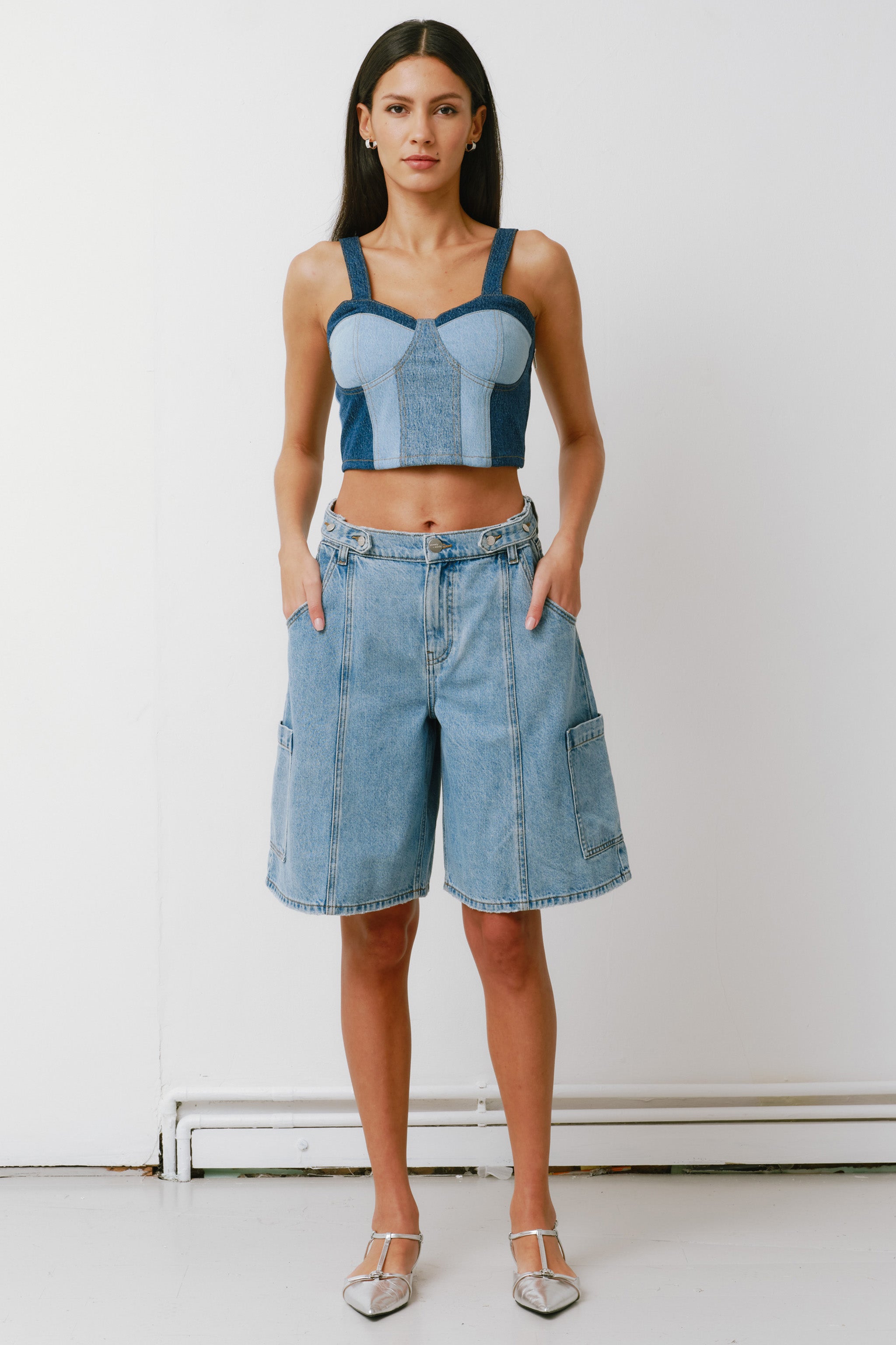 Ali Denim Board Short in Weekender