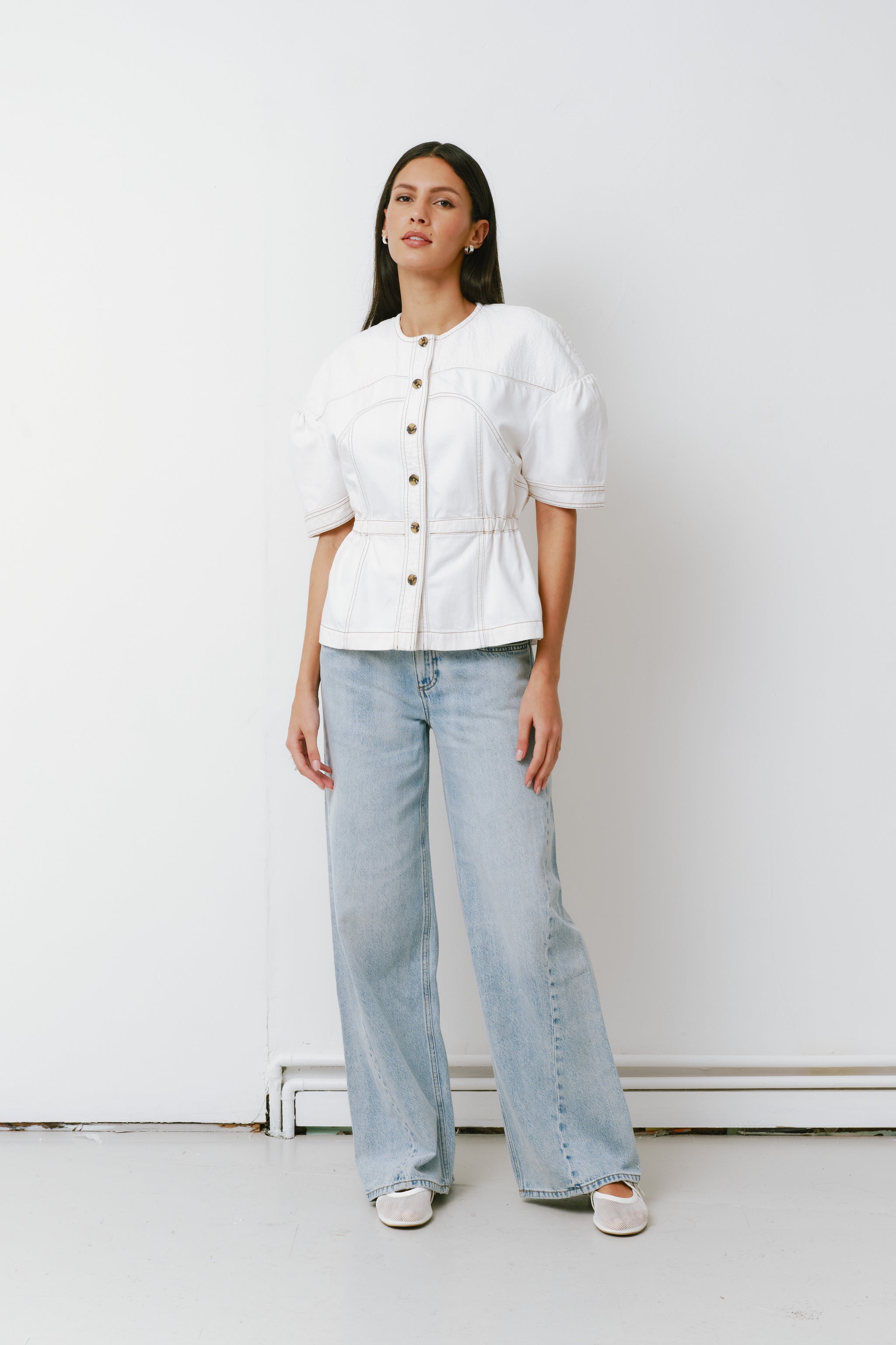 Zaha Top in White