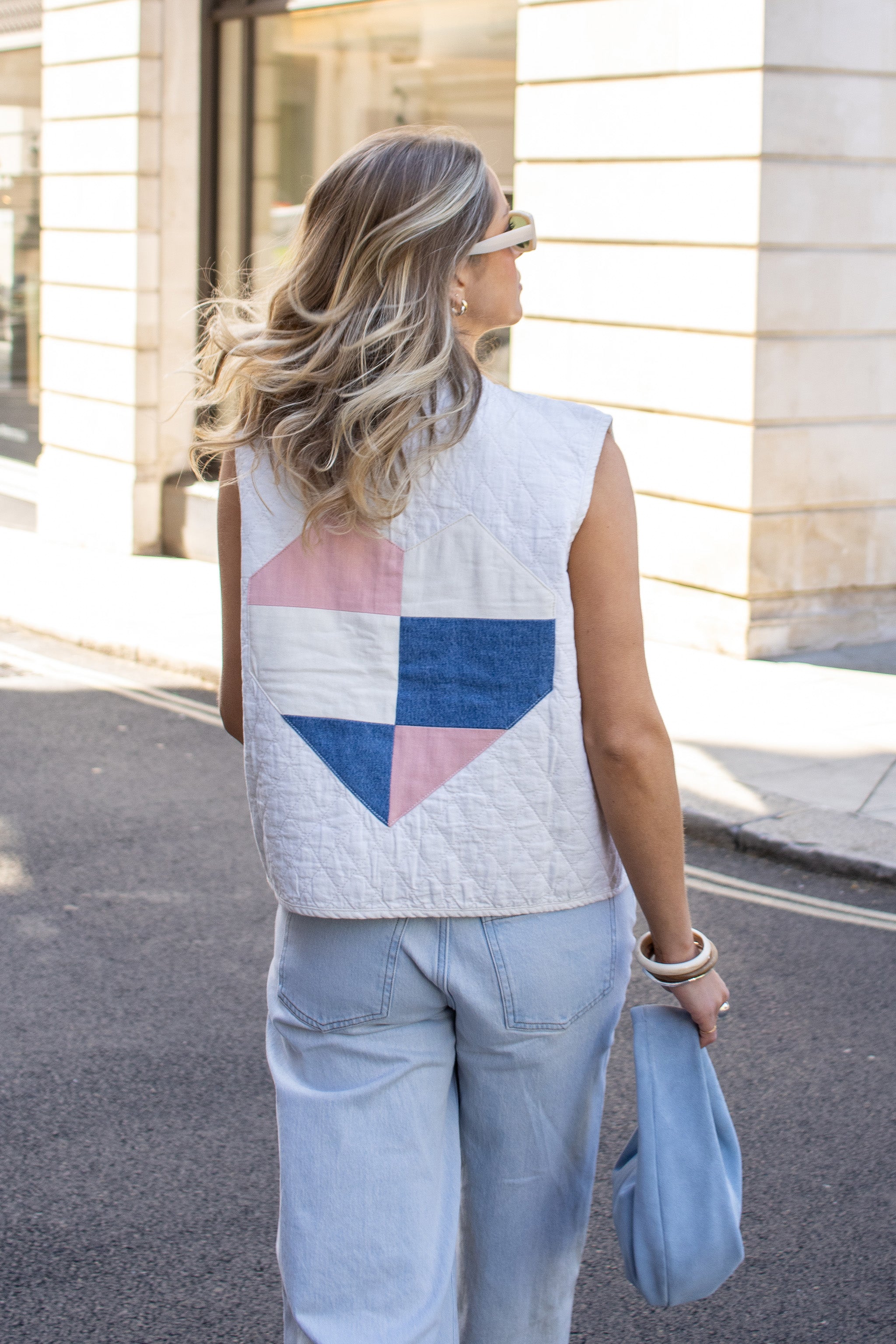 Aria Vest in Ecru
