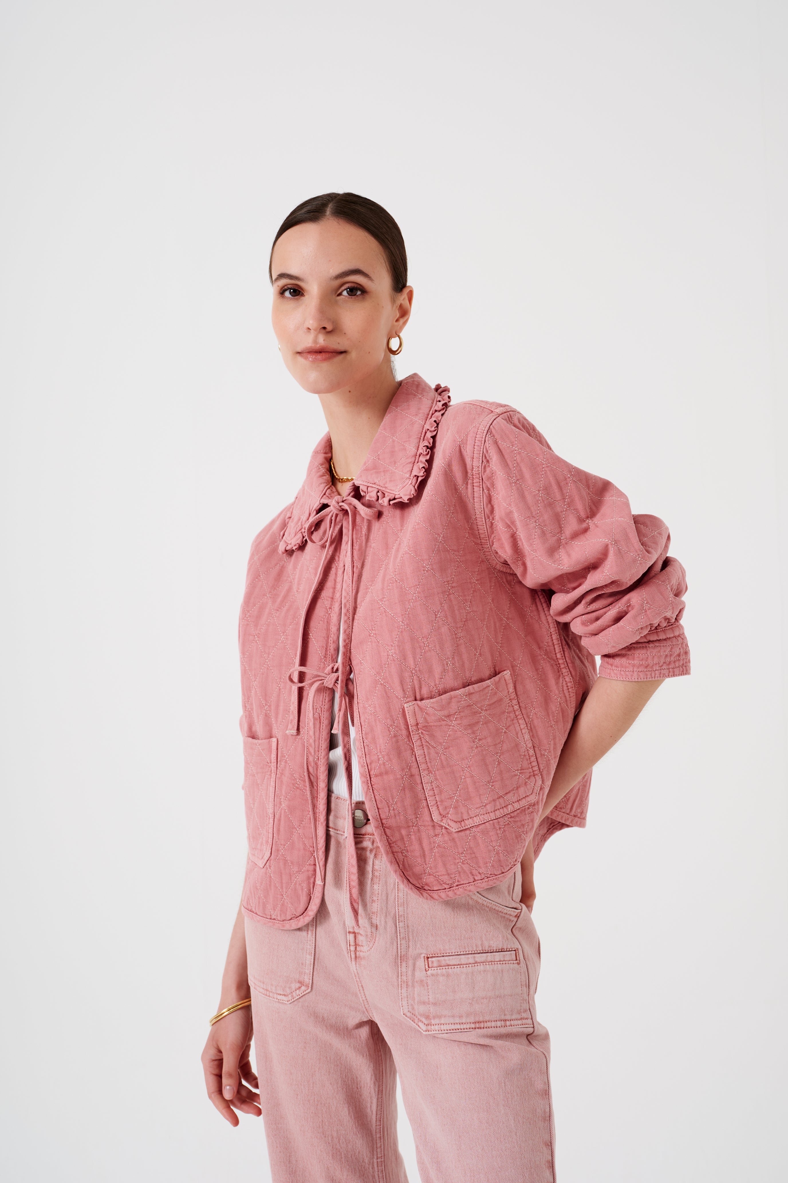 Heidi Jacket in Powder Pink