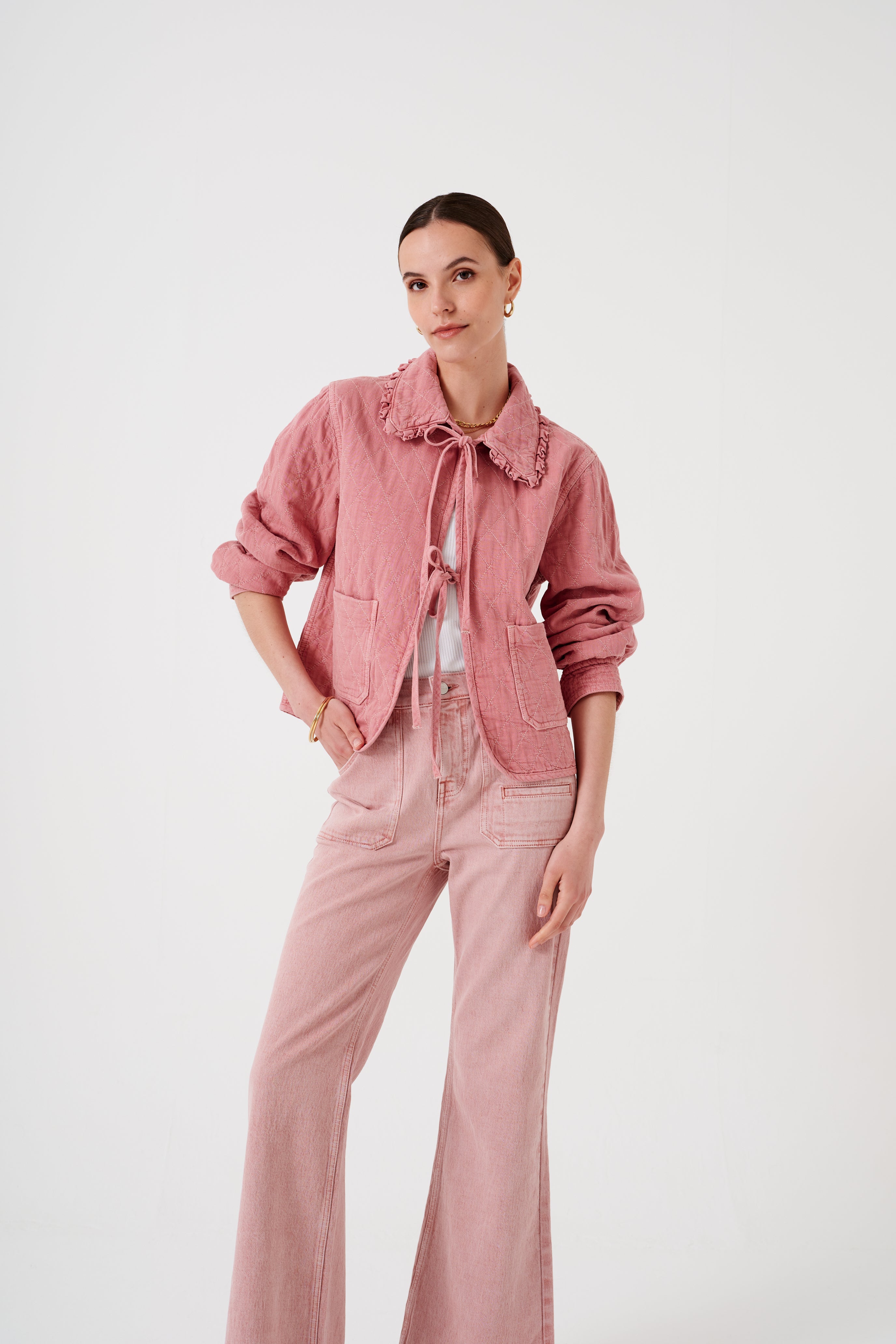 Heidi Jacket in Powder Pink