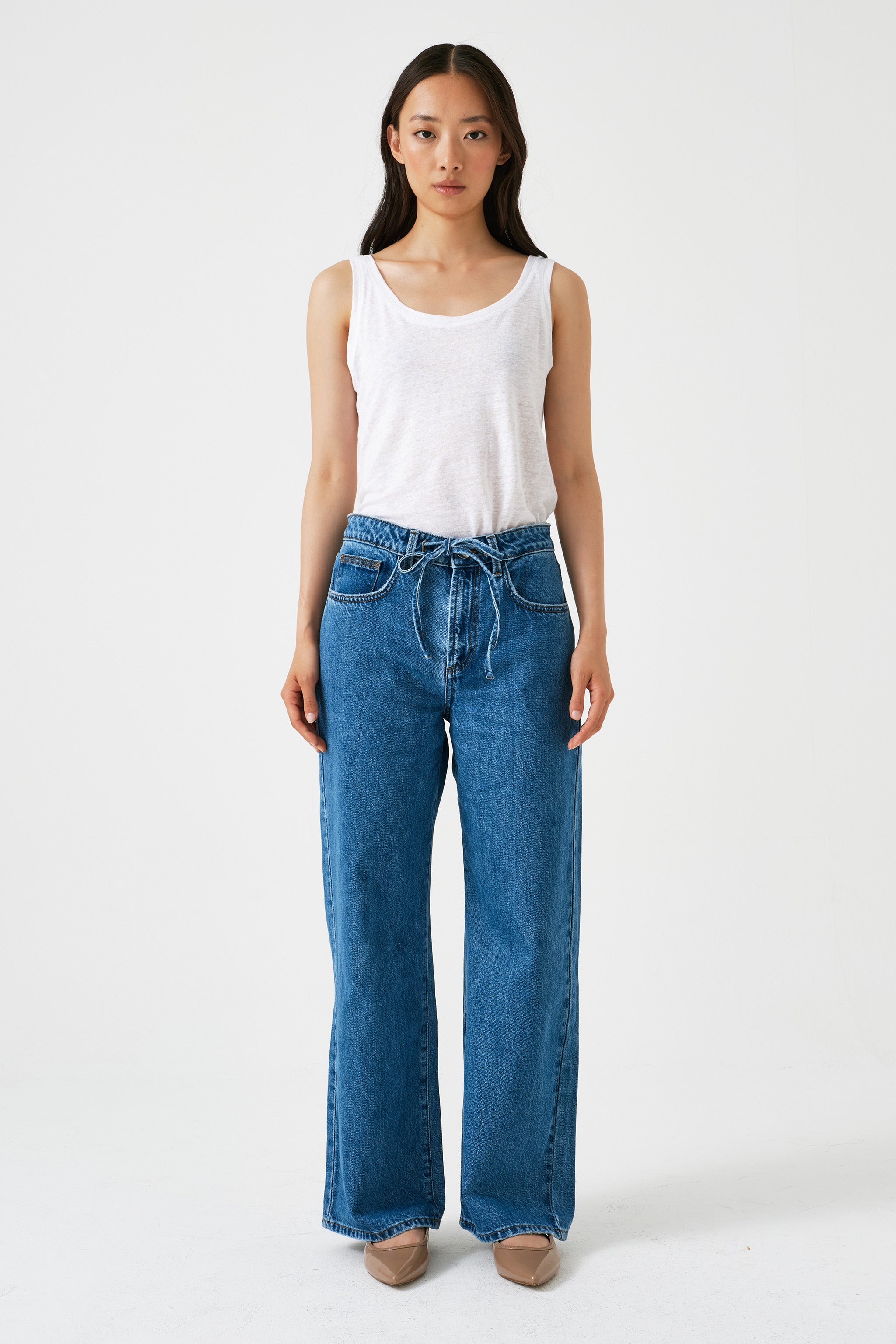 Blake Low Rise Jean in Dark Weekender