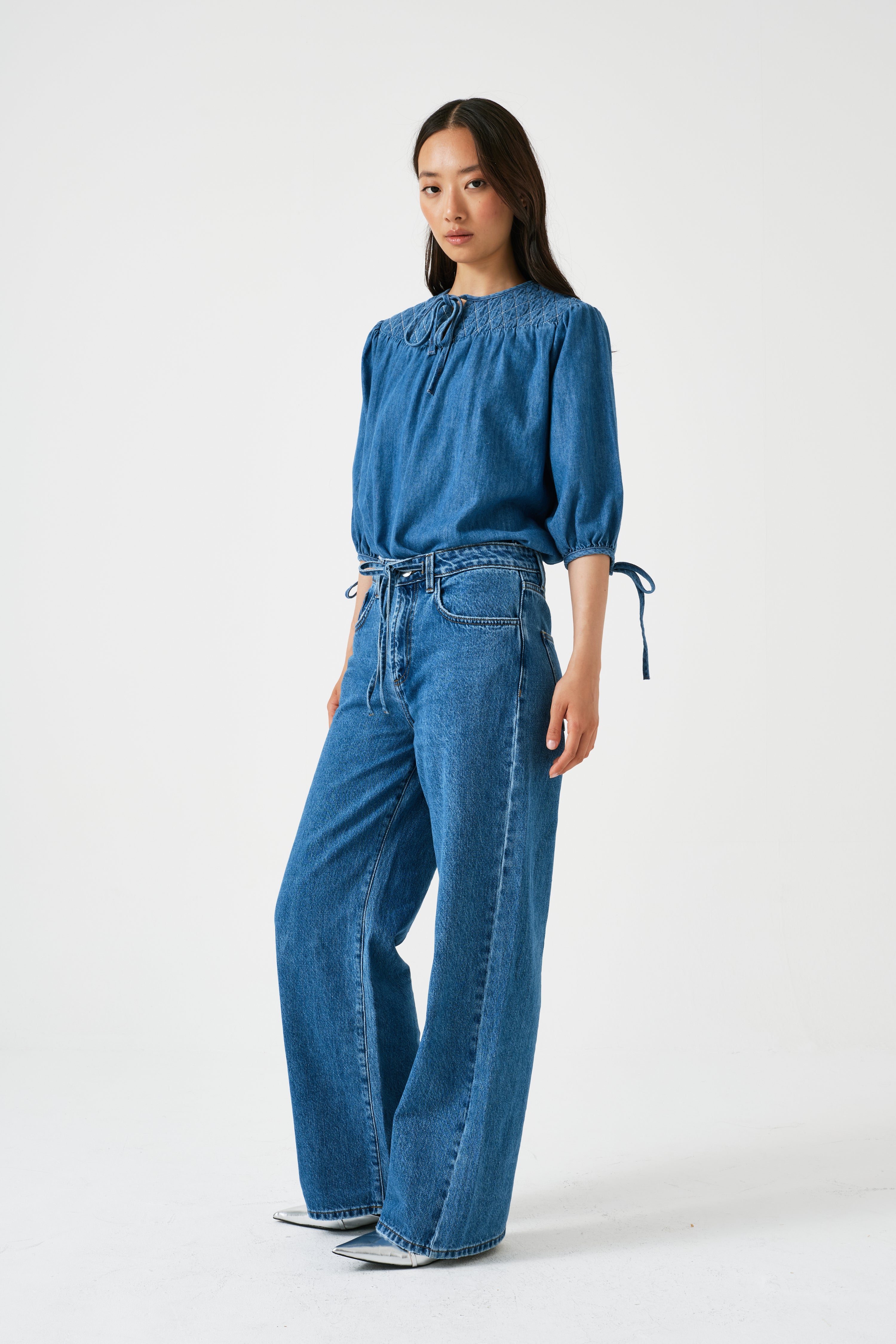 Blake Low Rise Jean in Dark Weekender