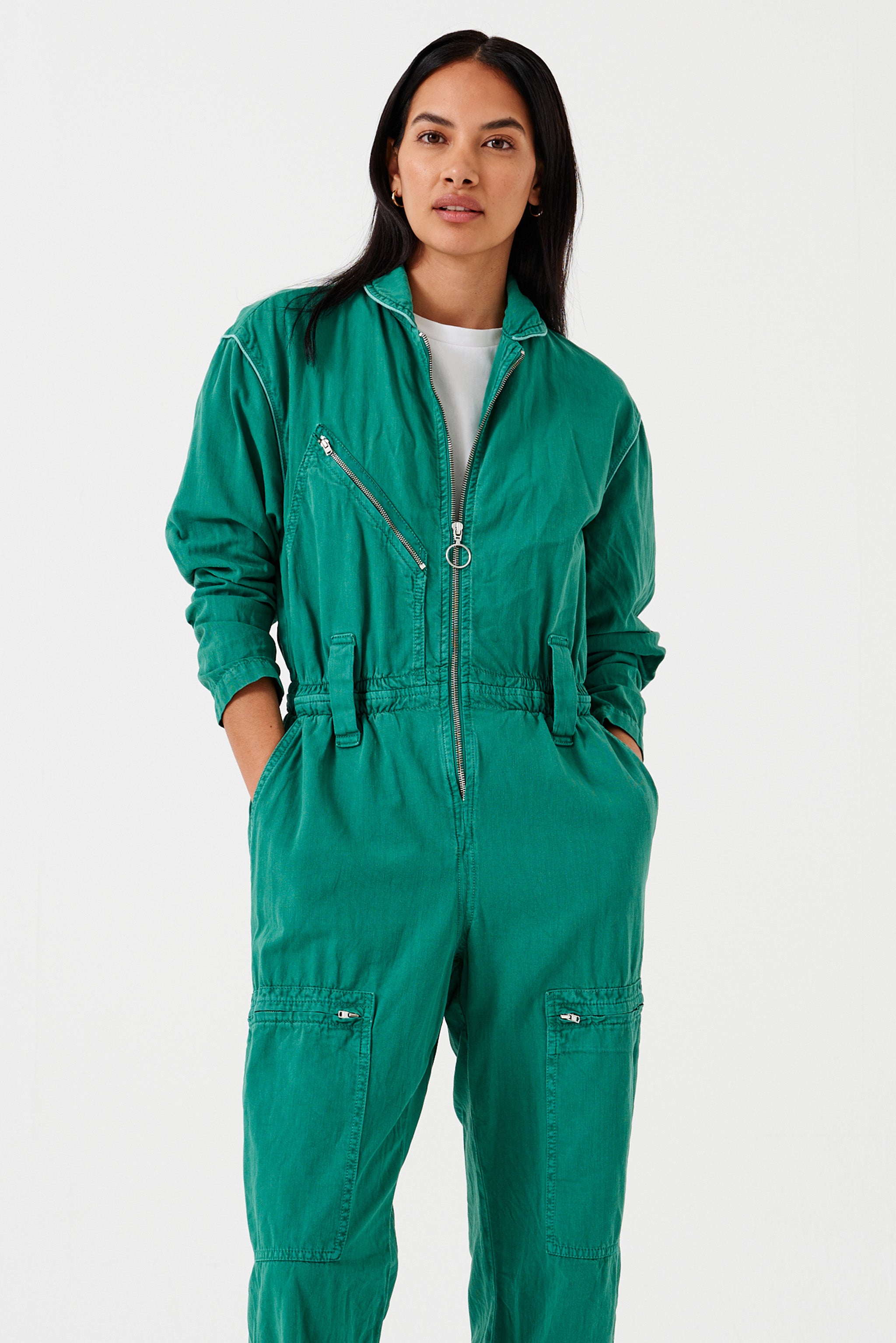 Amelia All in One in Jade Green