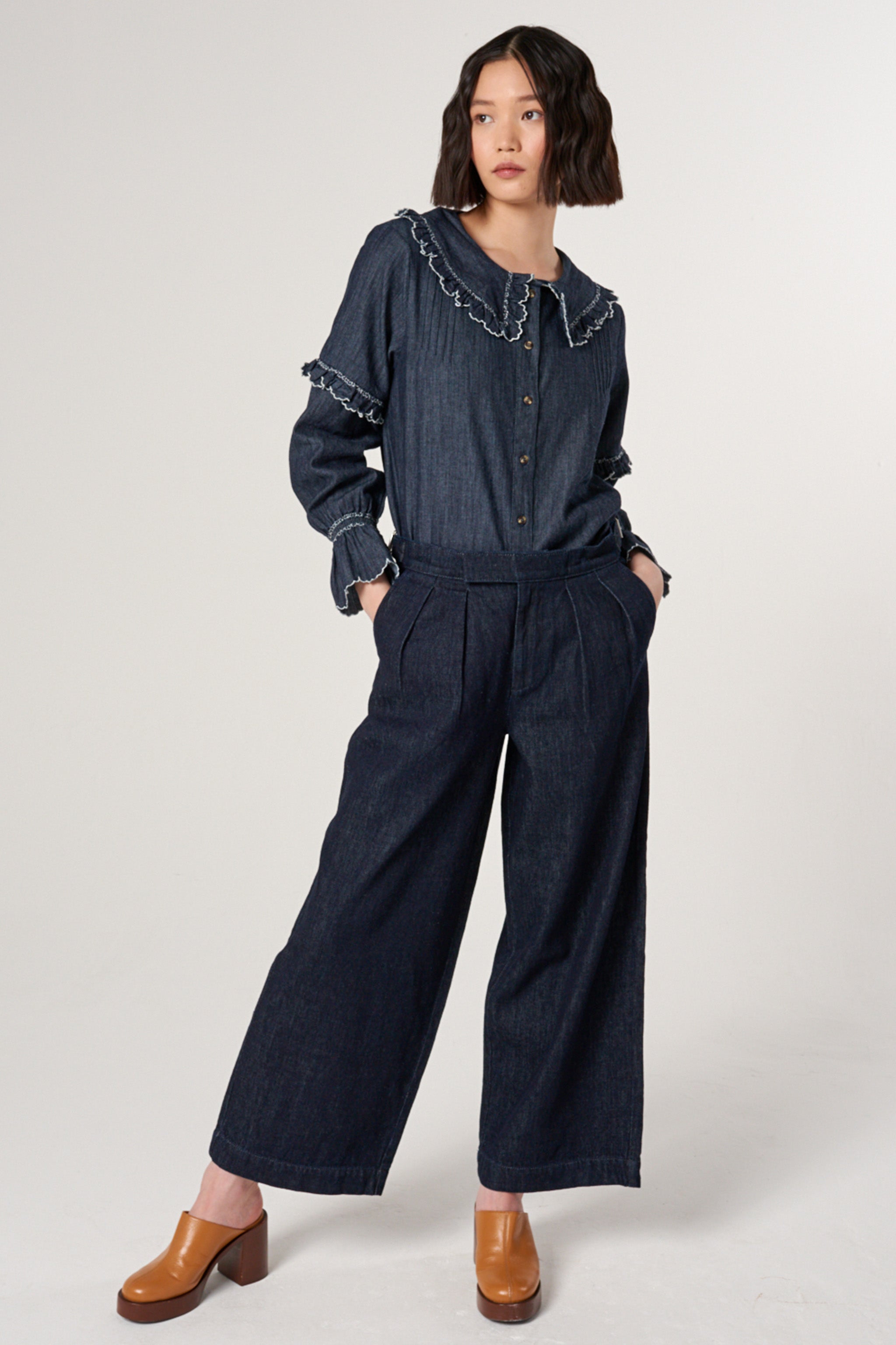 Penelope Pant in Indigo Rinse