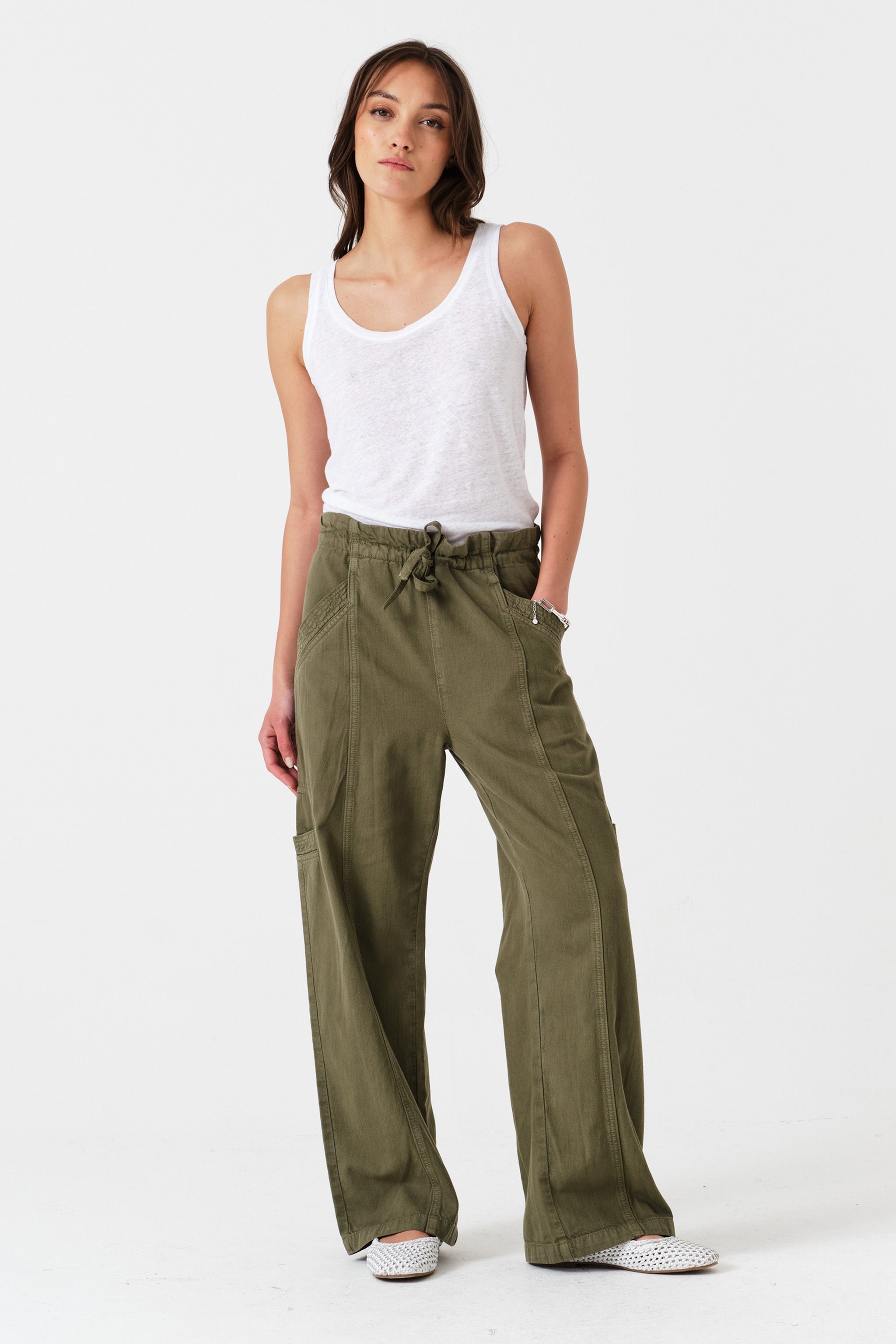Juno Pant in Khaki