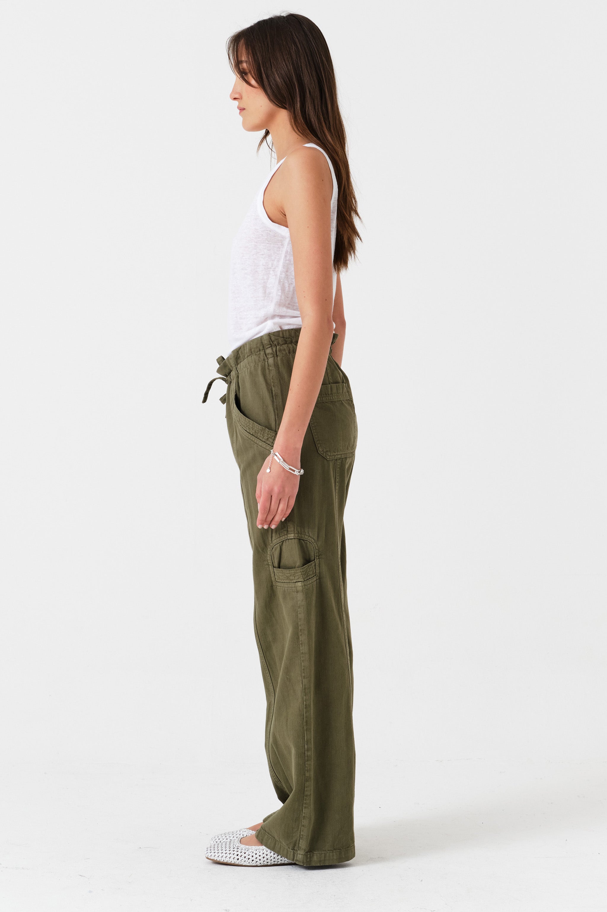 Juno Pant in Khaki
