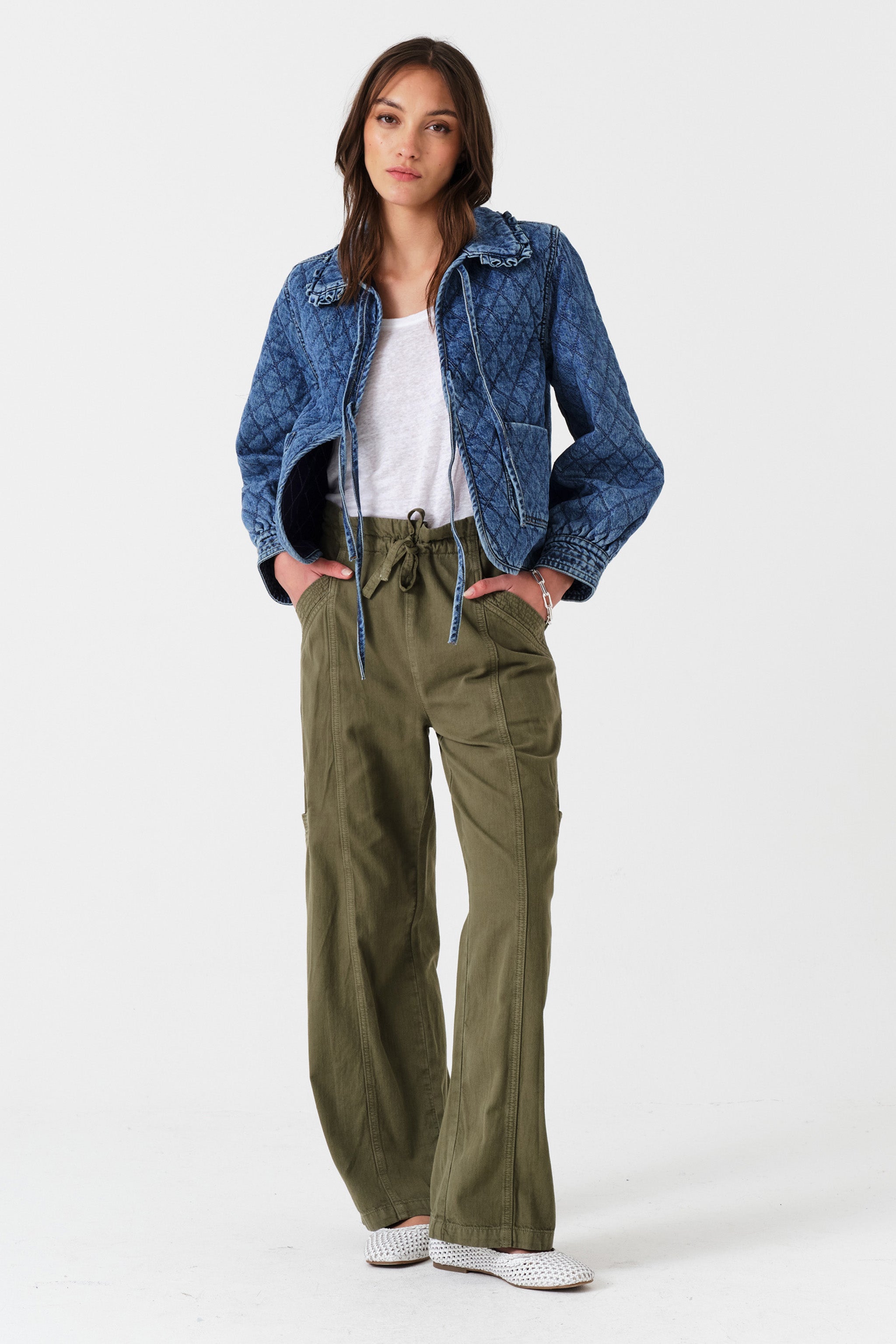 Juno Pant in Khaki