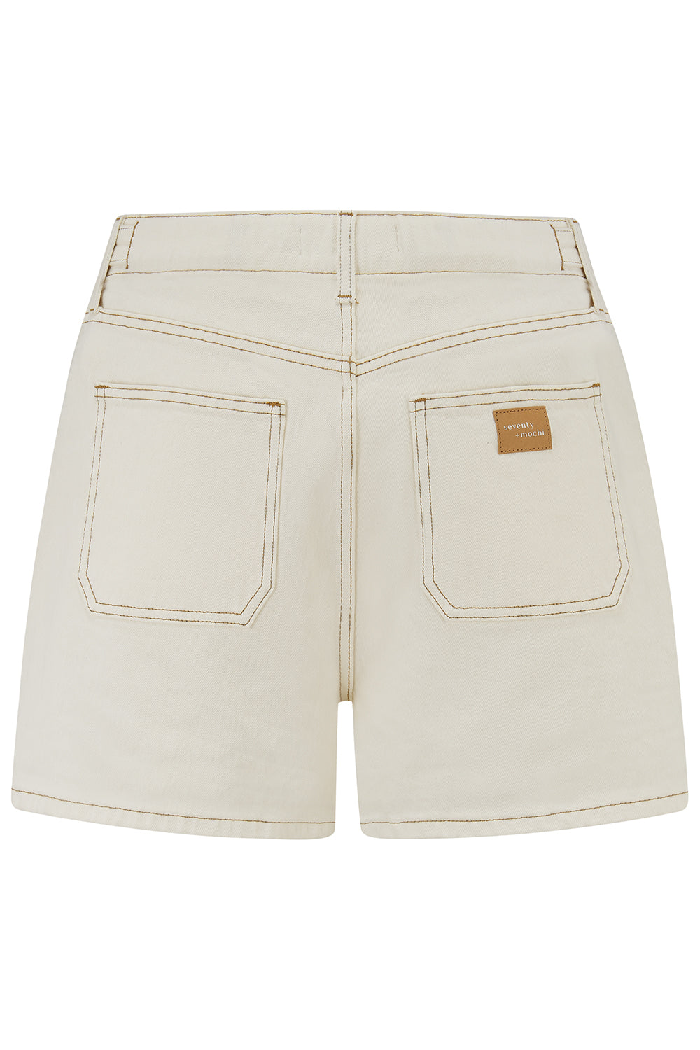 Ali Tab Short in Ecru