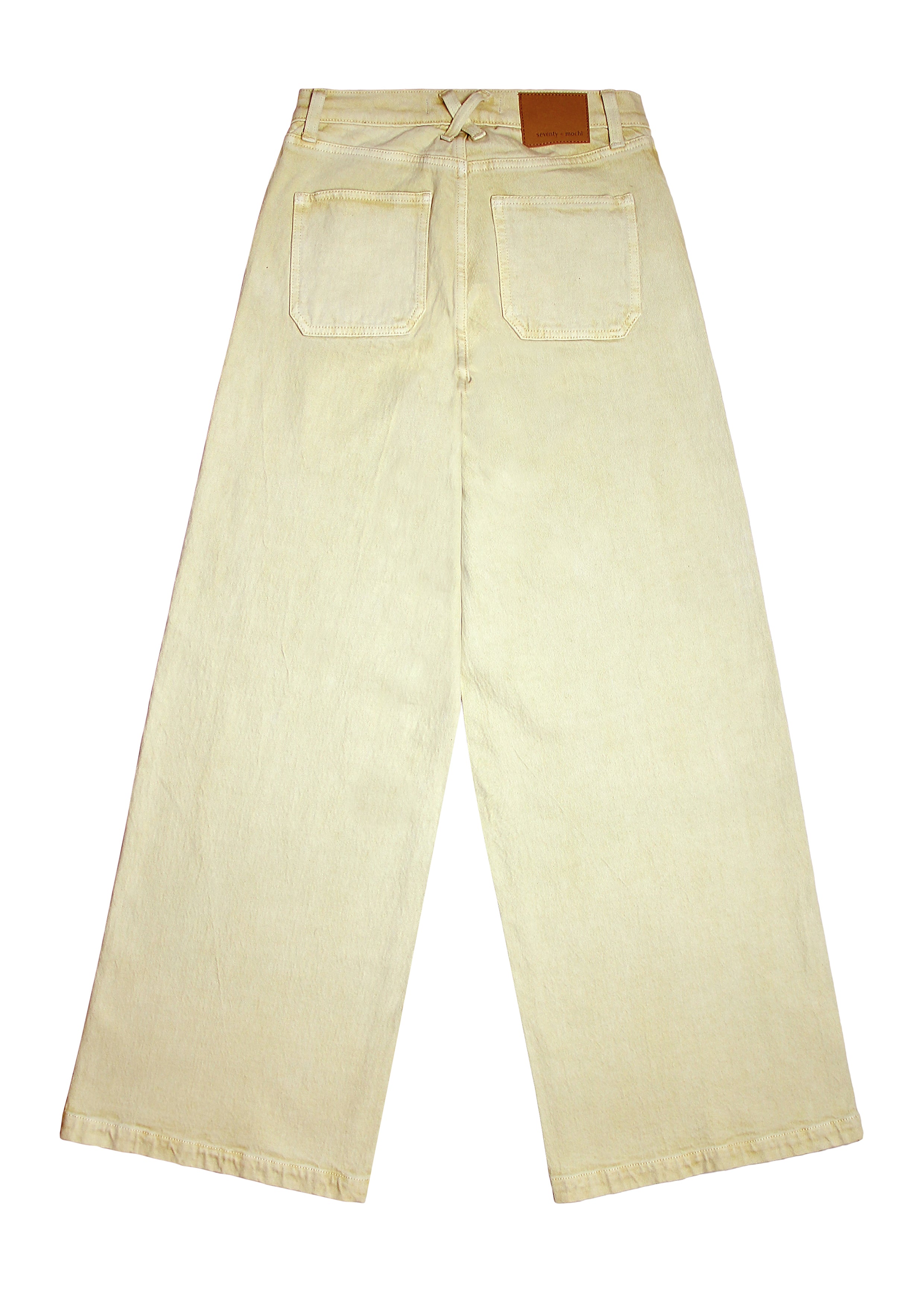 Bay Wide Leg Jean in Mellow Yellow