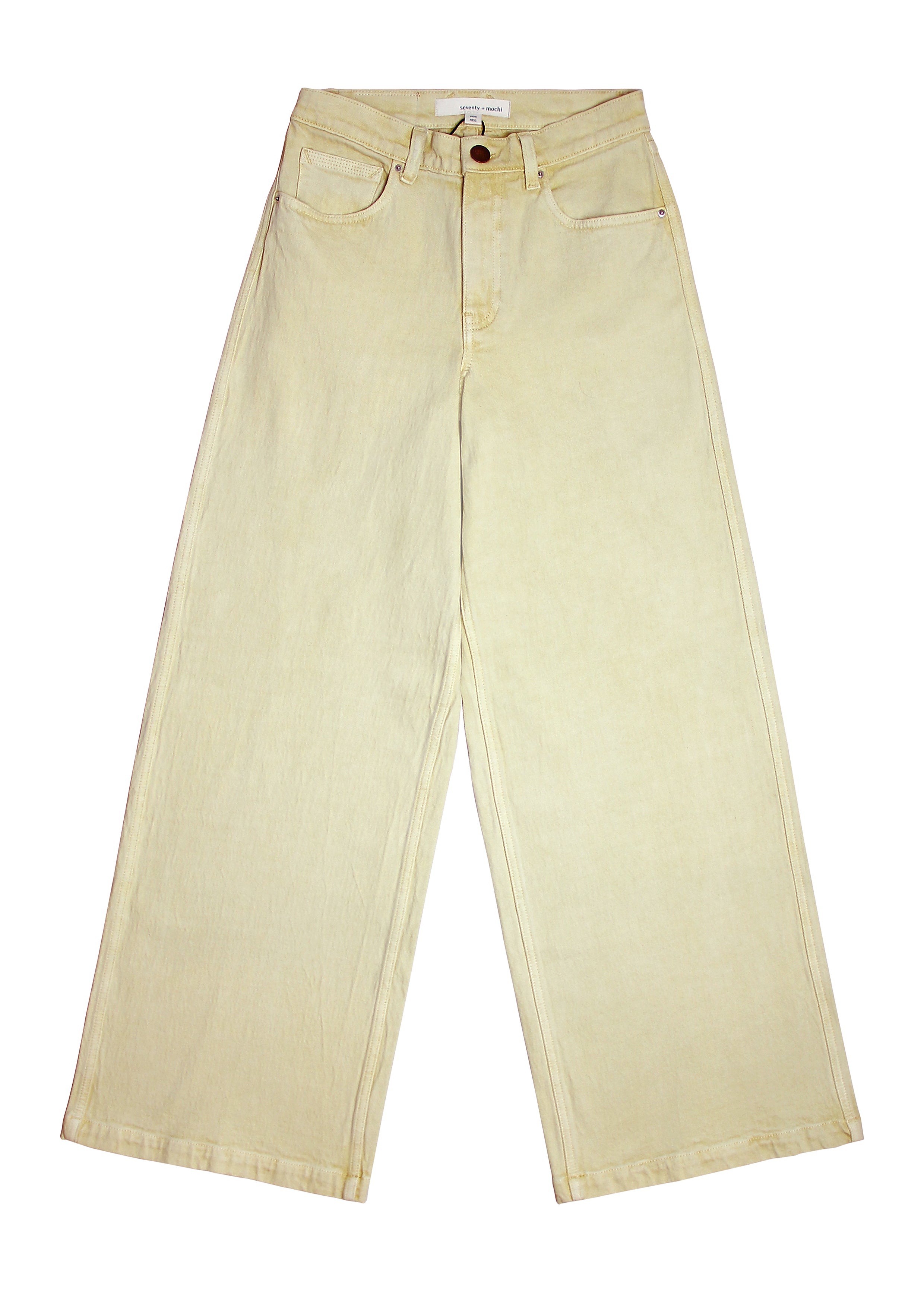 Bay Wide Leg Jean in Mellow Yellow