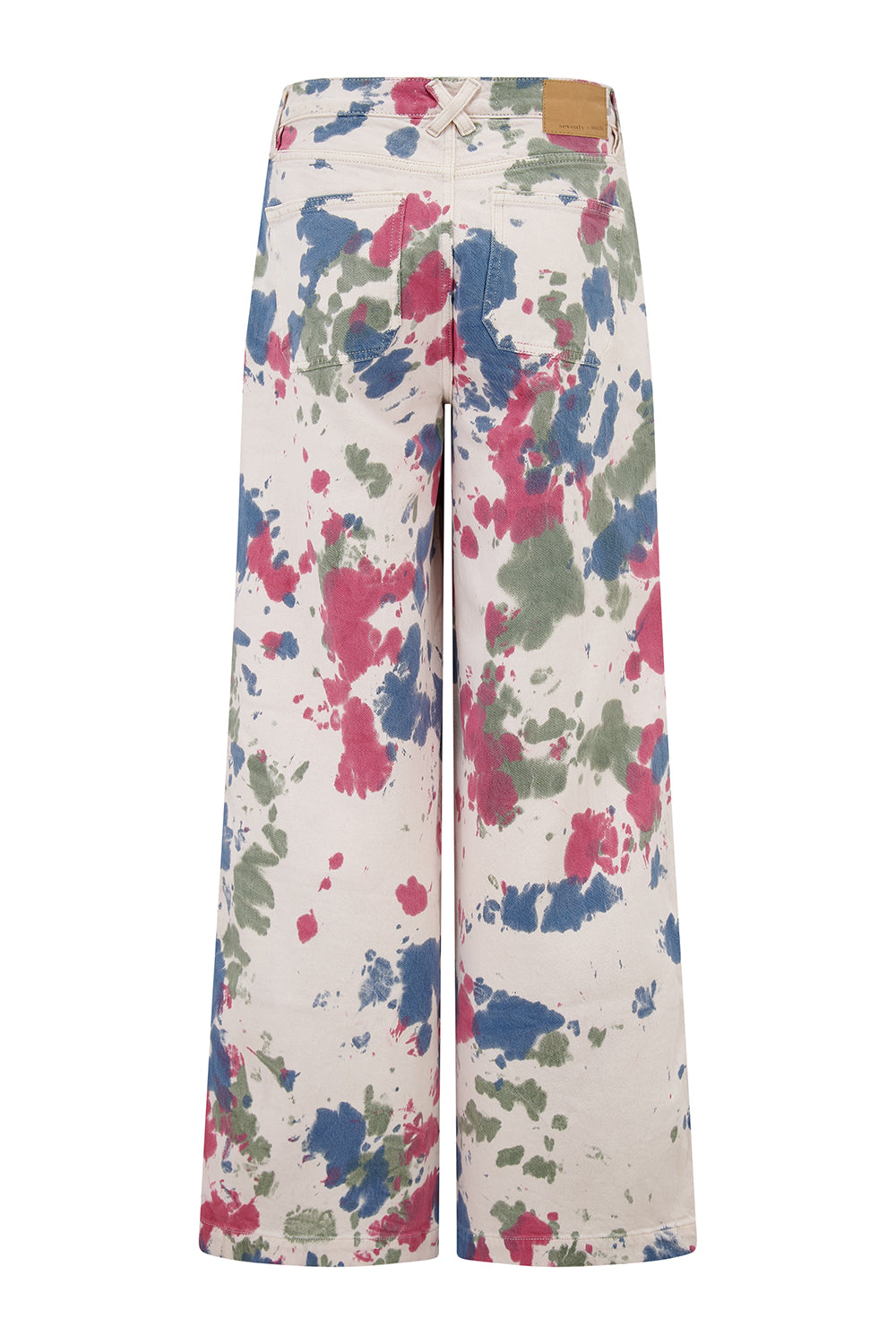 Bay Wide Leg Jean in Tie Dye