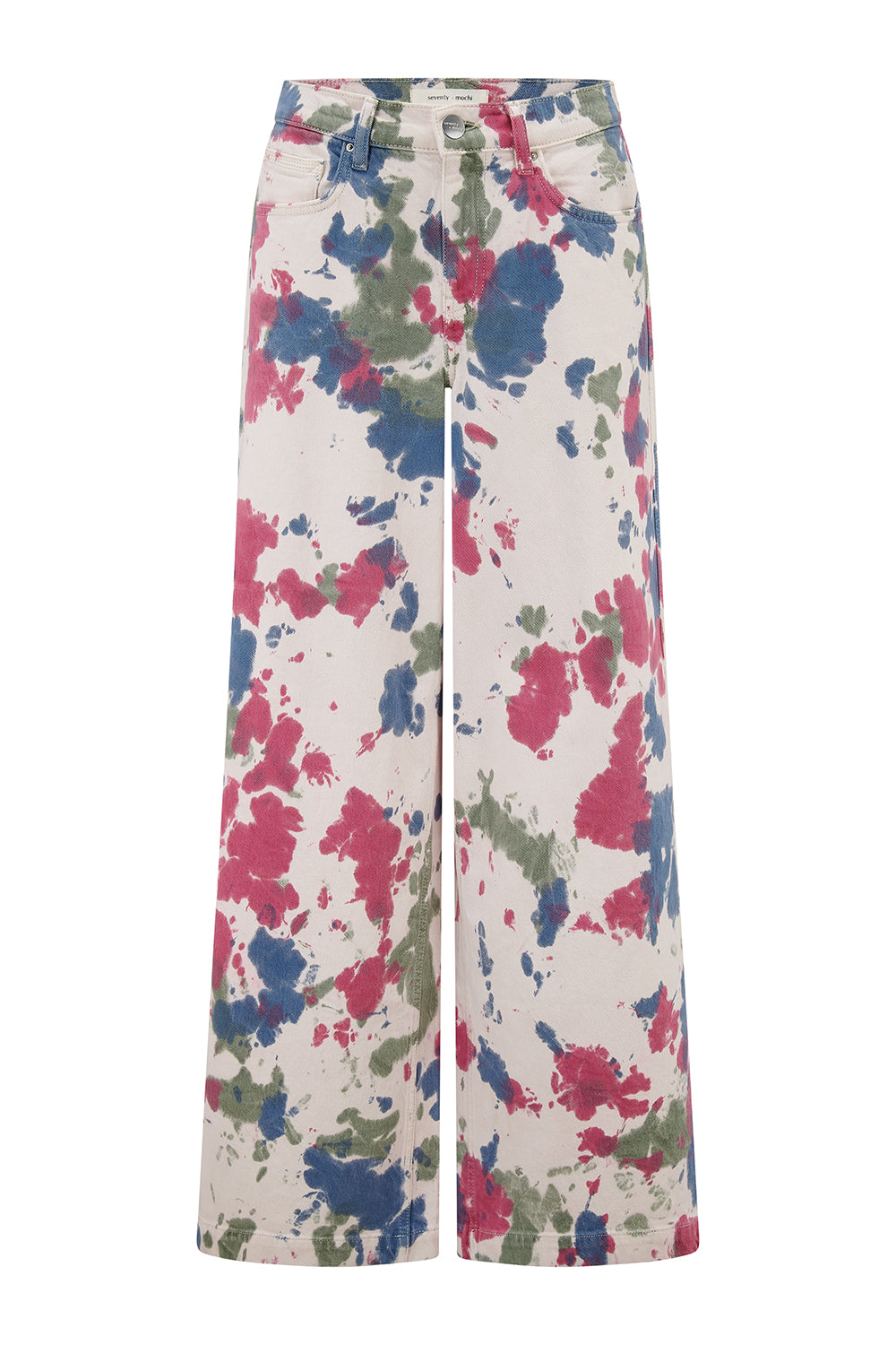 Bay Wide Leg Jean in Tie Dye