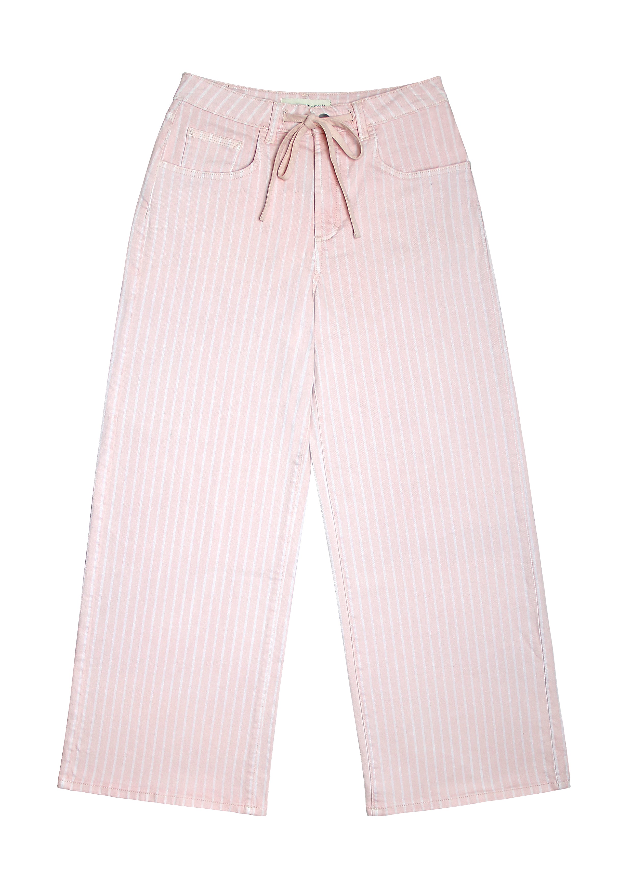 Blake Low Rise Jean in Pink Dawn Wide Stripe