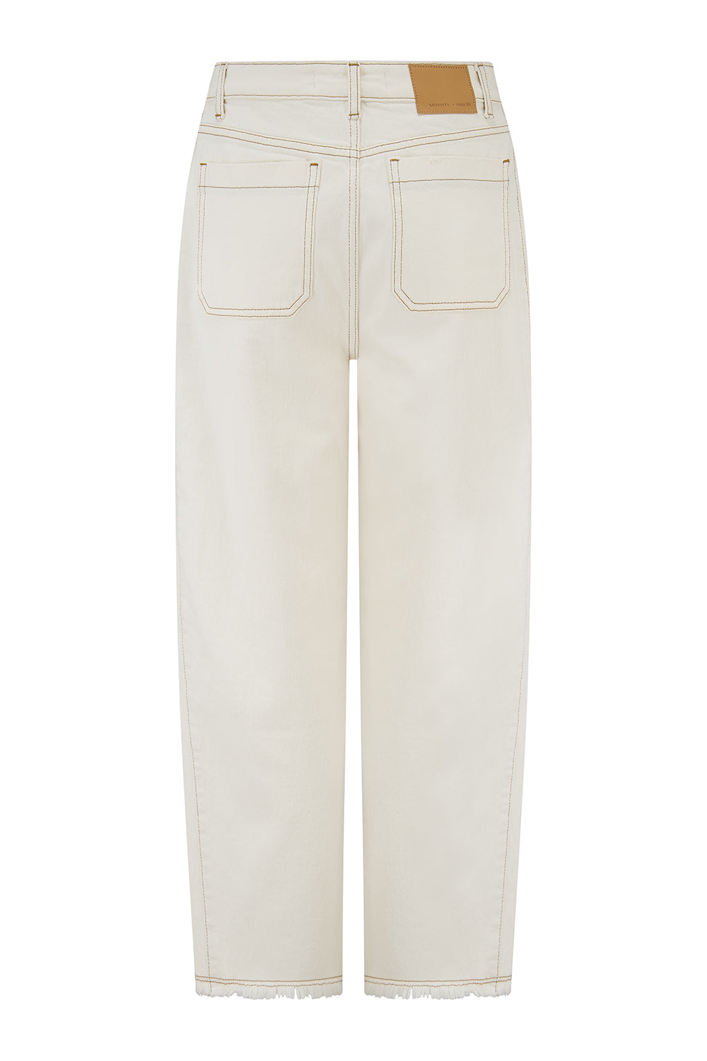 Bo Barrel Leg Jean in Ecru