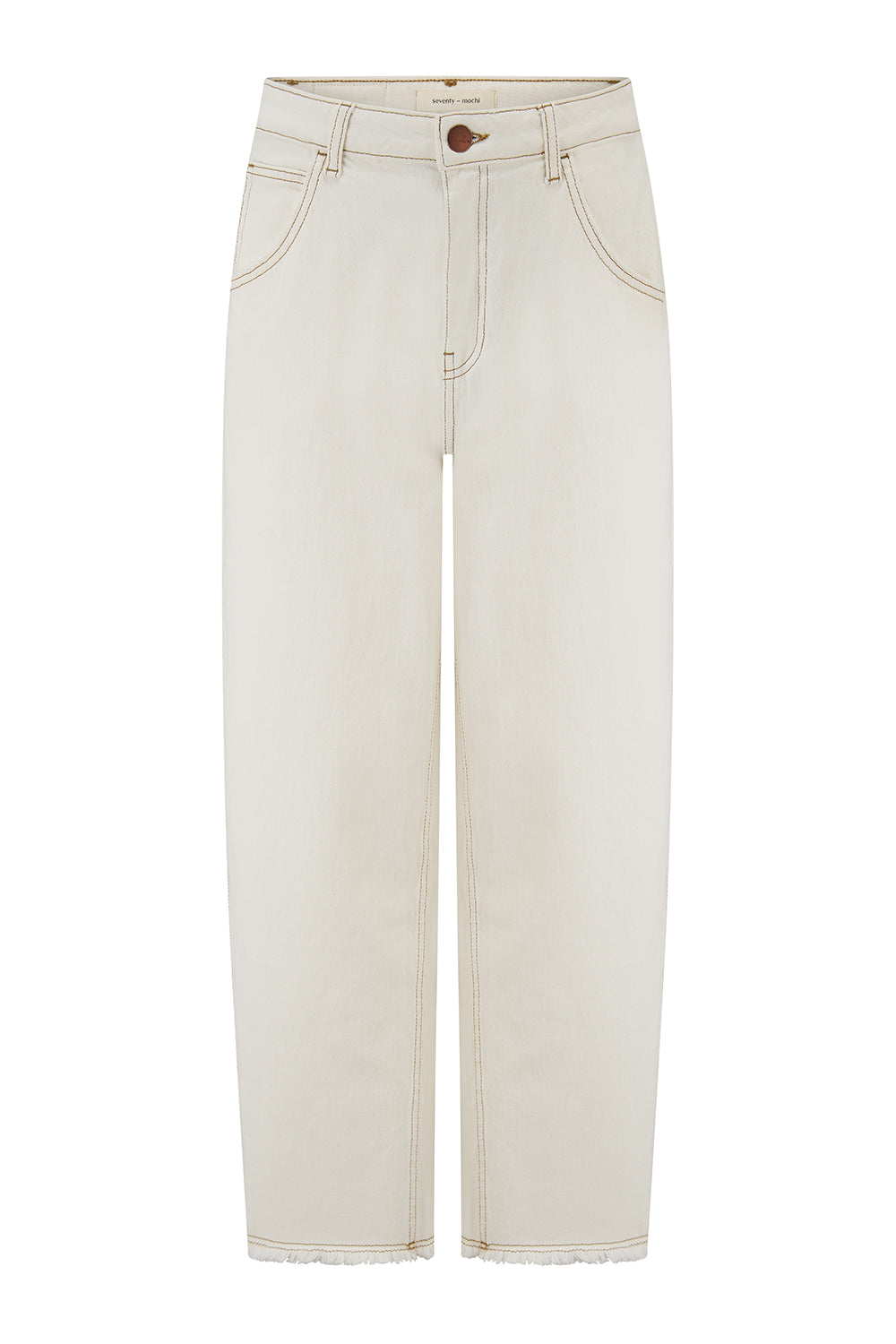 Bo Barrel Leg Jean in Ecru