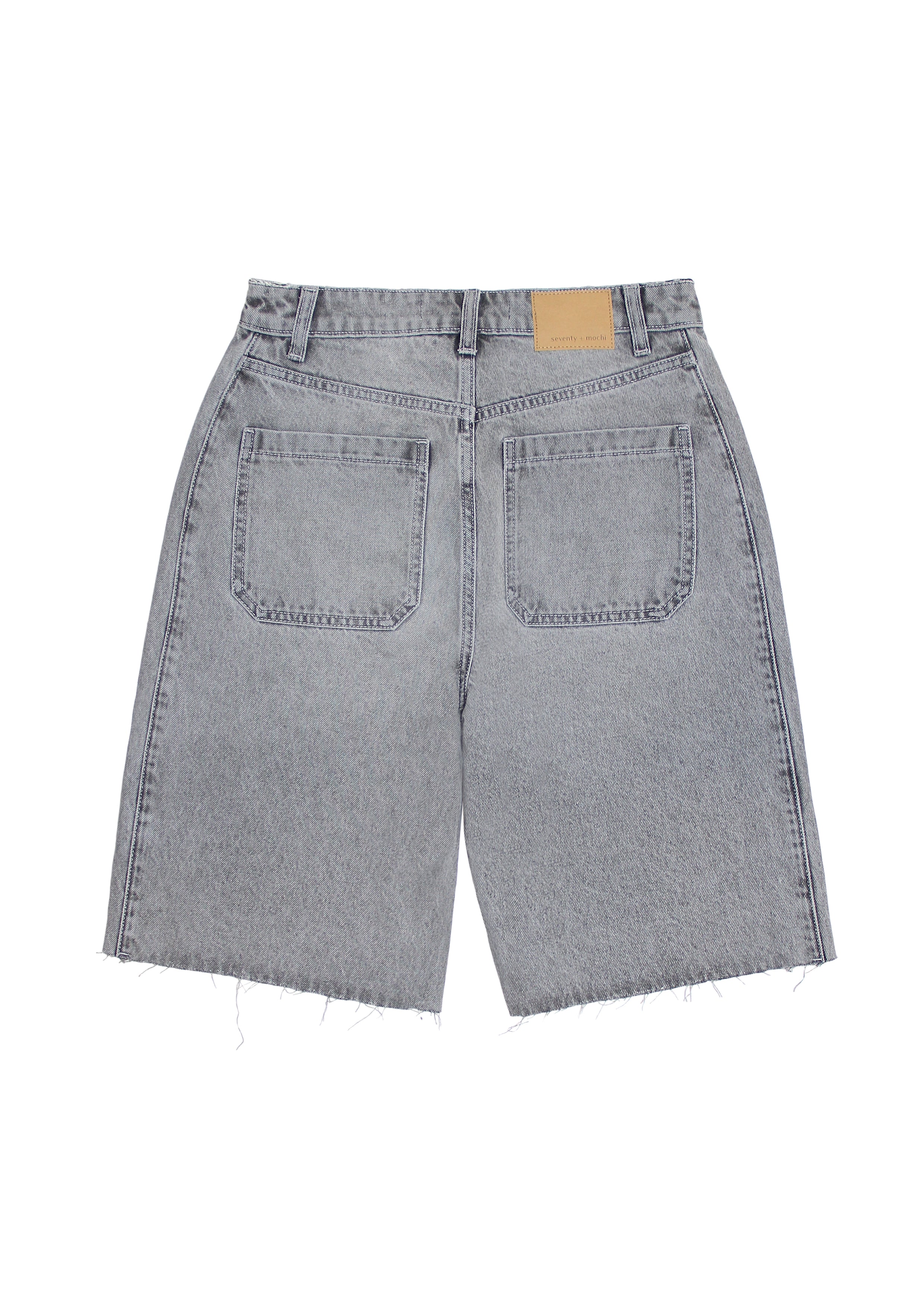 Bo Denim Short in Steel