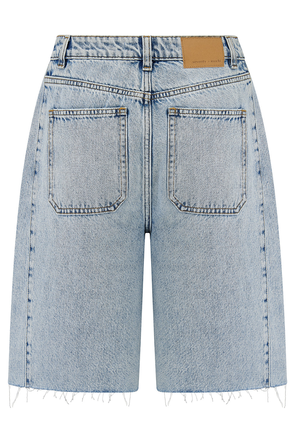 Bo Twisted Denim Short in Austin