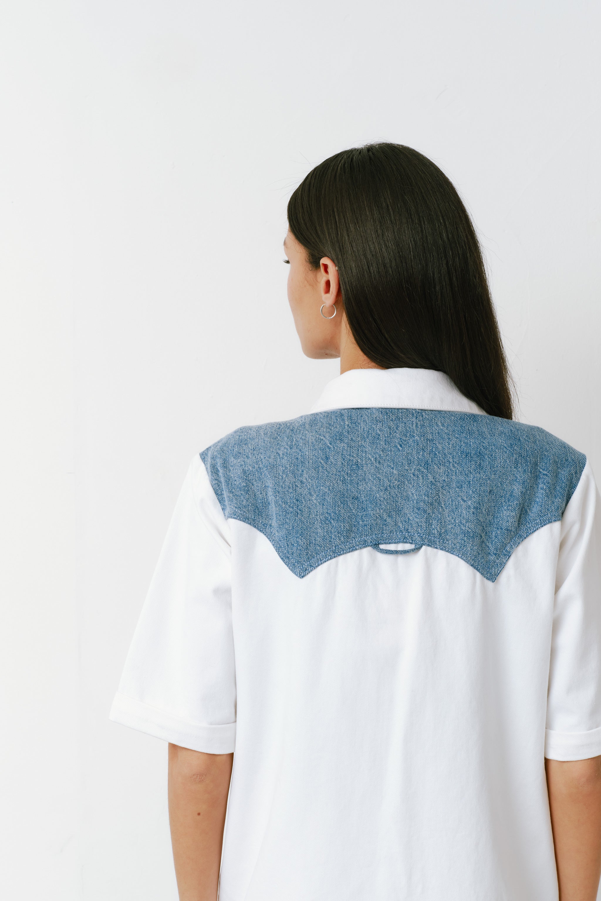 Eva Denim Shirt in Two Tone