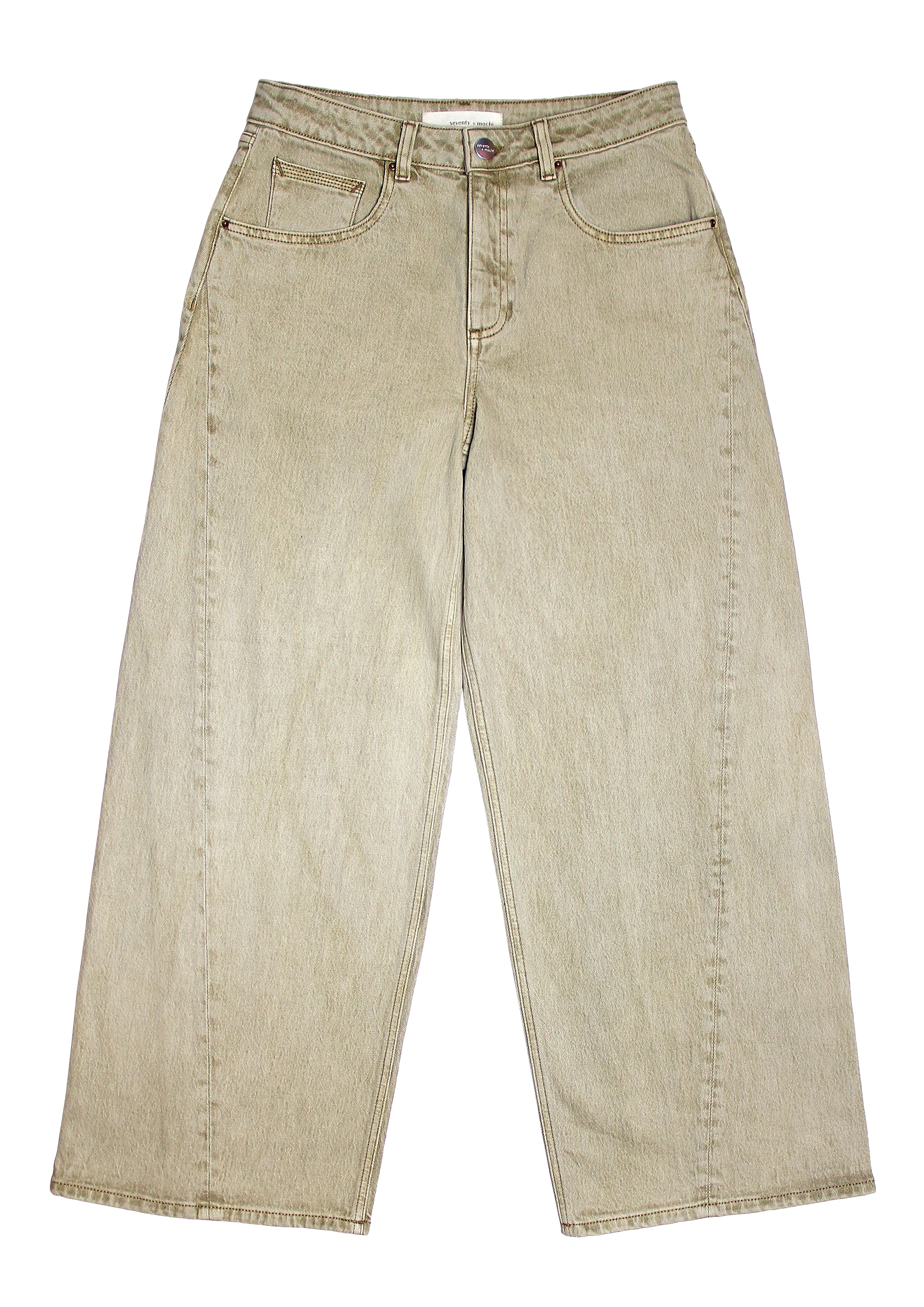 Gracie Twisted Low Rise Jean in Desert Sand
