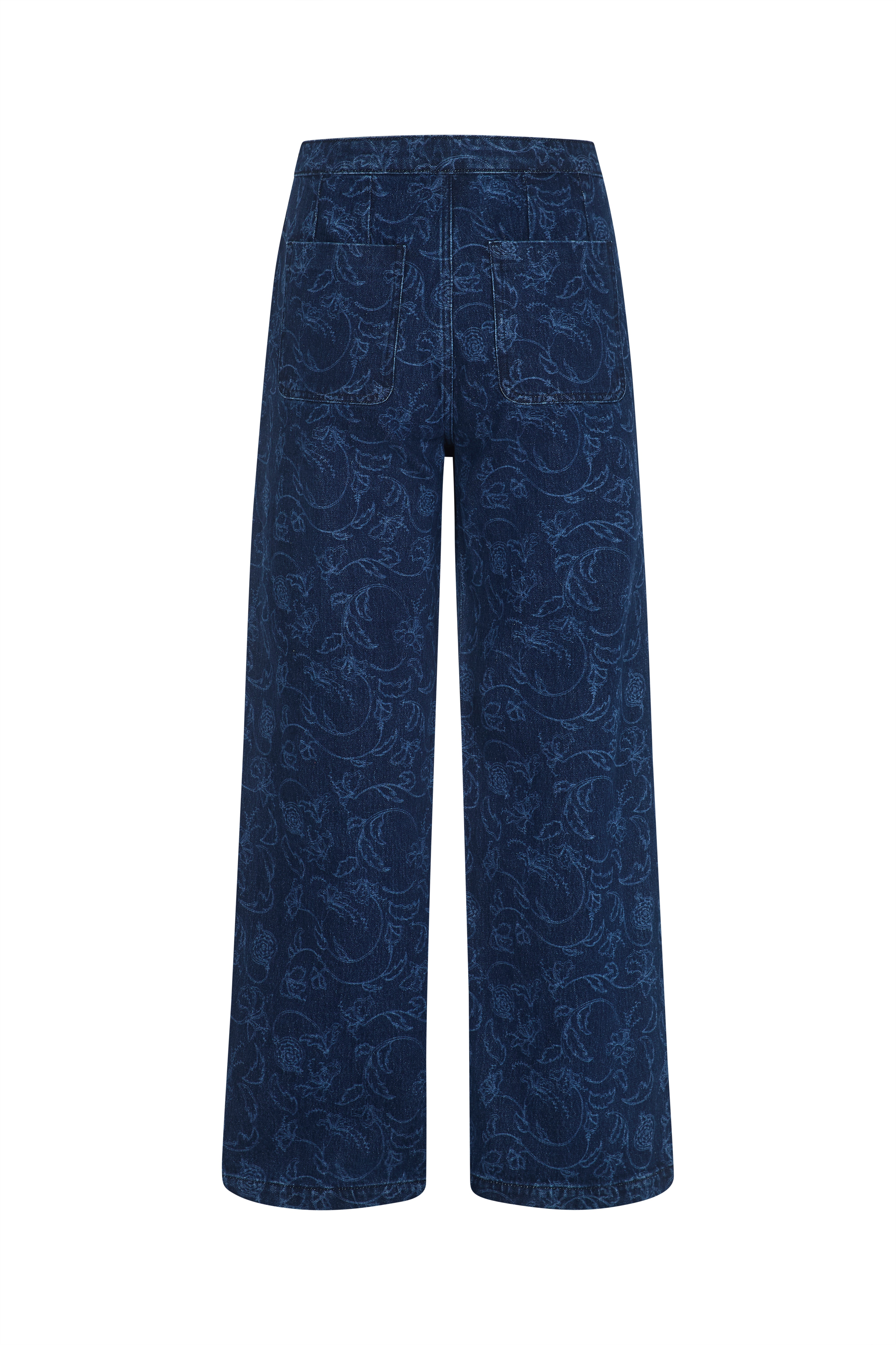 Margot High-Rise Flare Jean in Baroque Nightfall