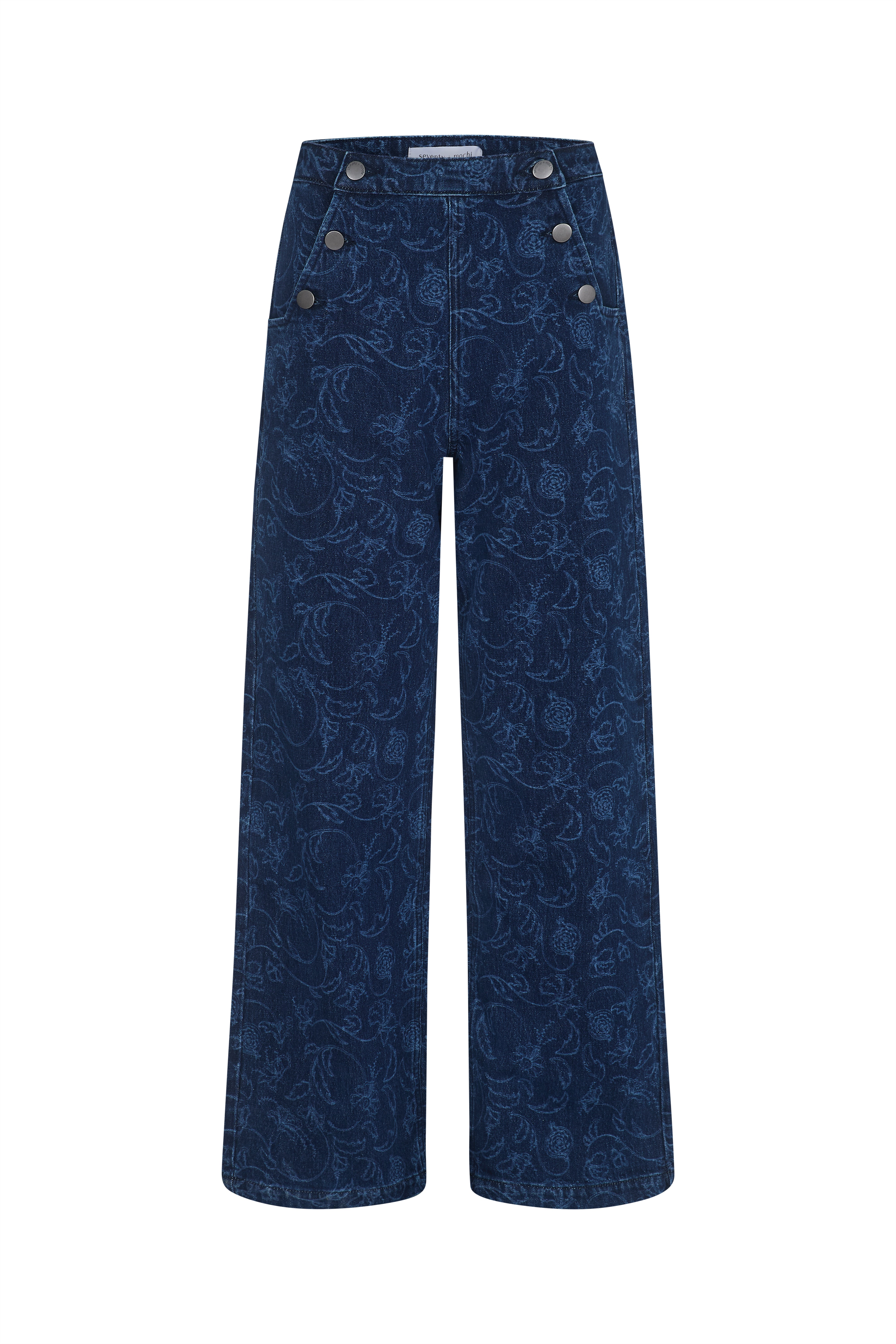 Margot High-Rise Flare Jean in Baroque Nightfall