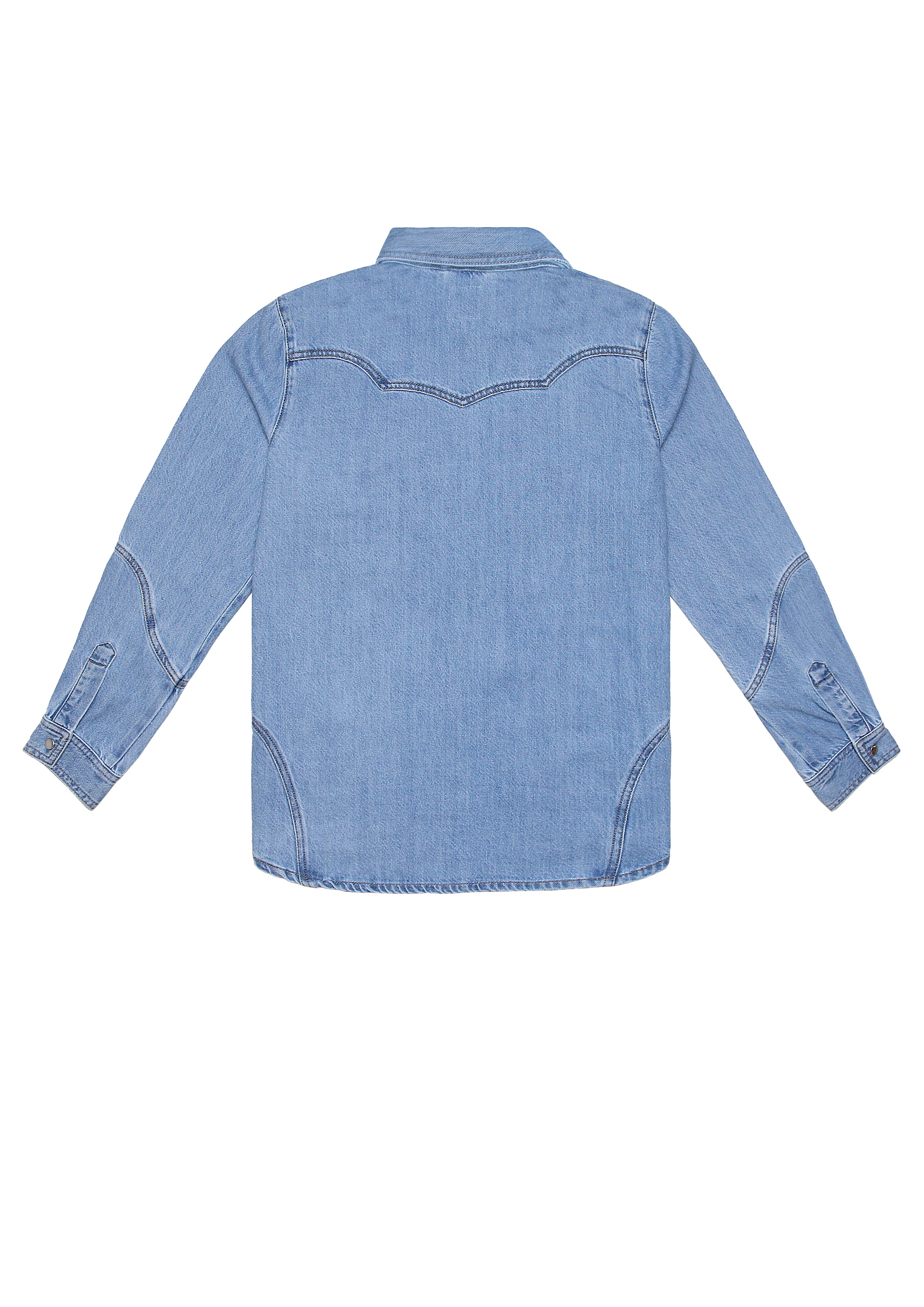 Mia Western Denim Shirt in Dakota