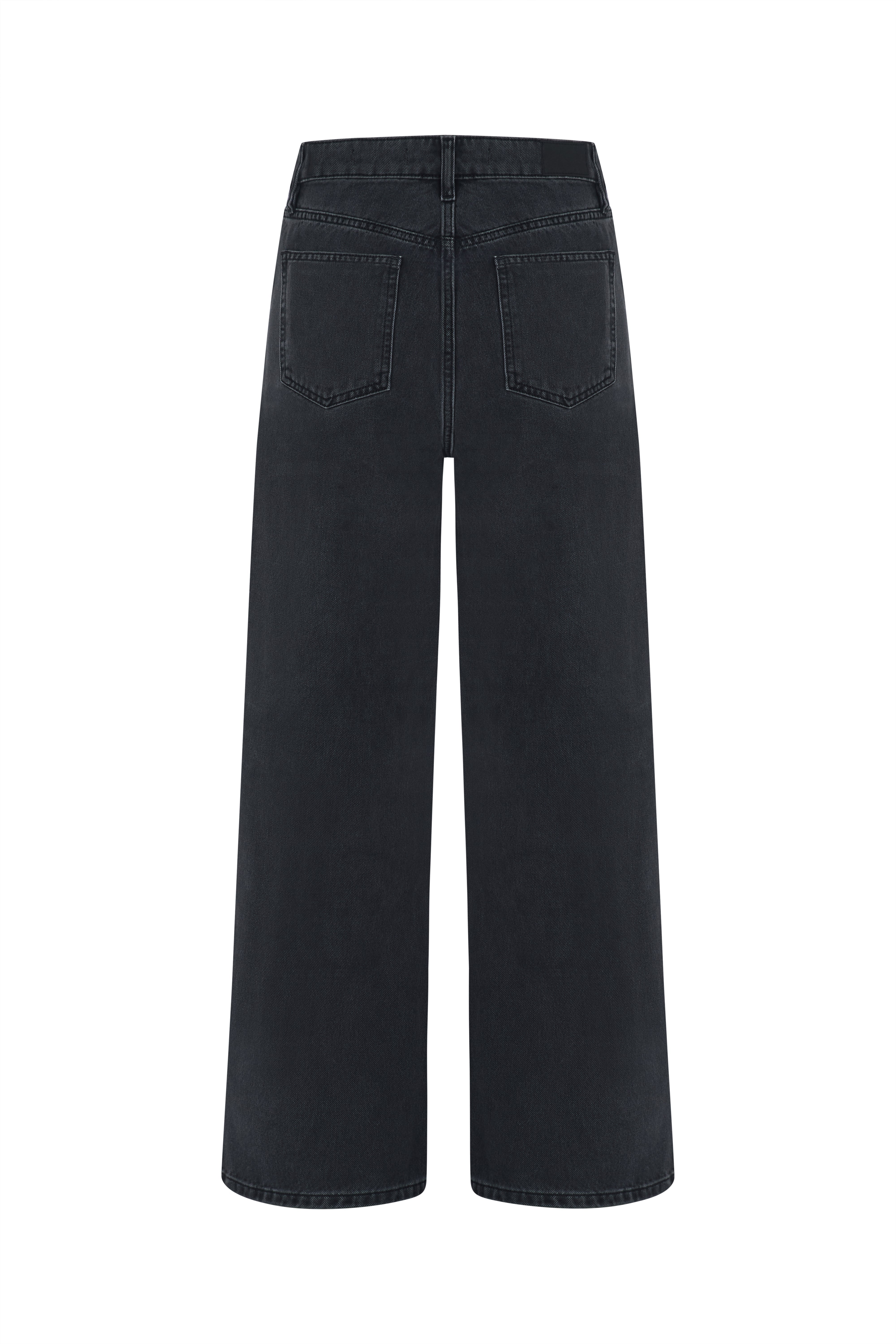 Nina Barrel Leg Jean in Raven