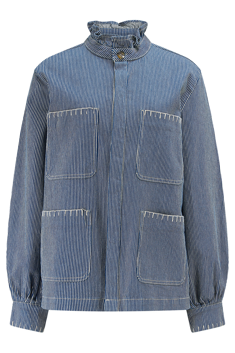 Pablo Denim Jacket in Denim Stripe