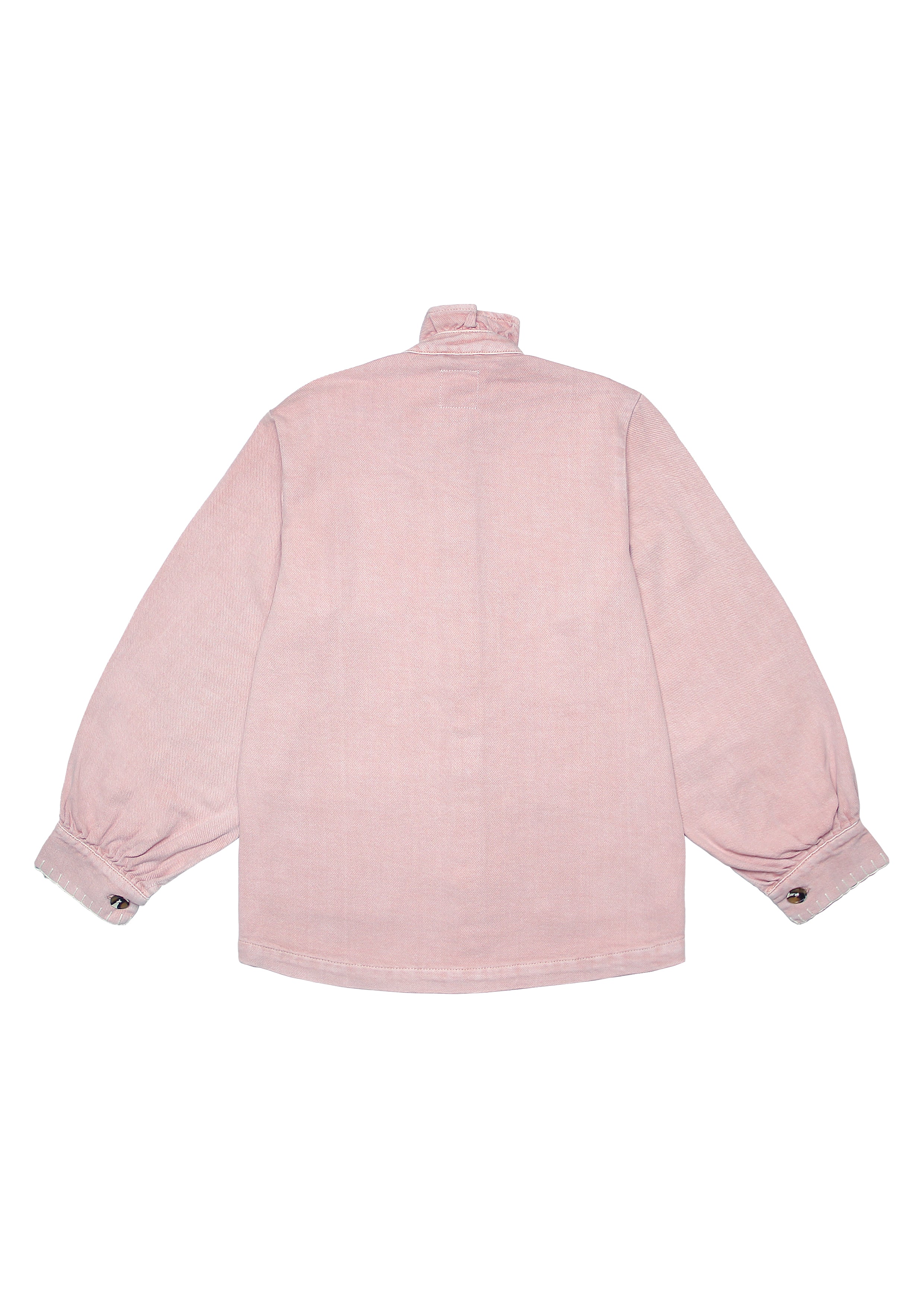 Pablo Denim Jacket in Peony Pink