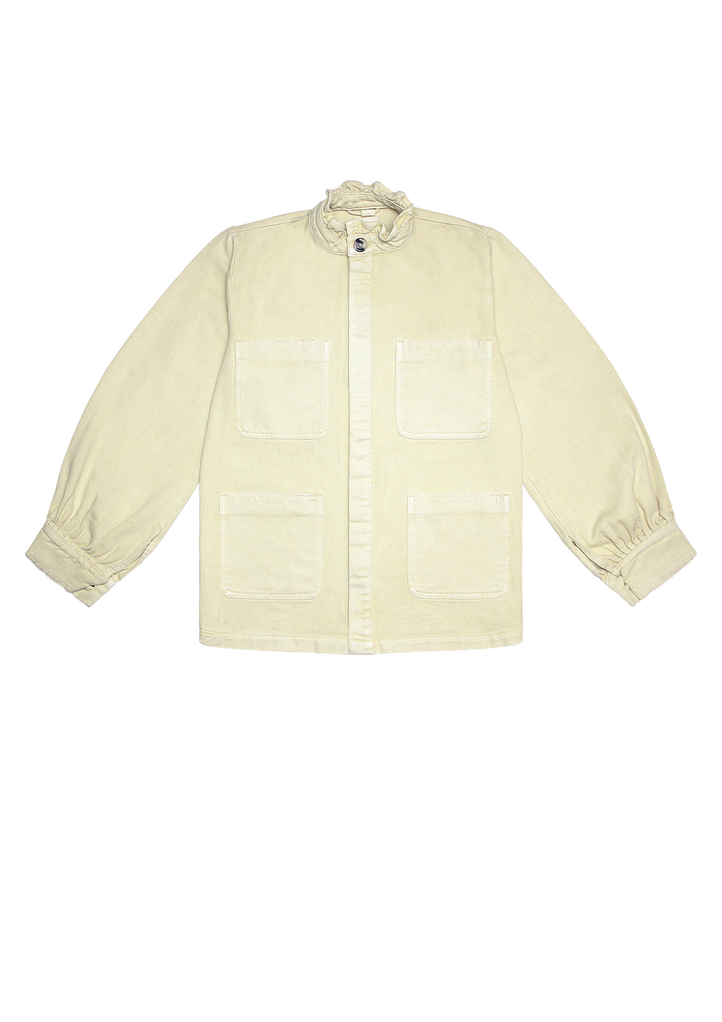 Pablo Denim Jacket in Mellow Yellow