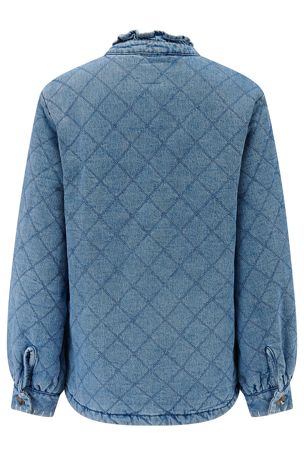 Pablo Quilted Denim Jacket in Rodeo