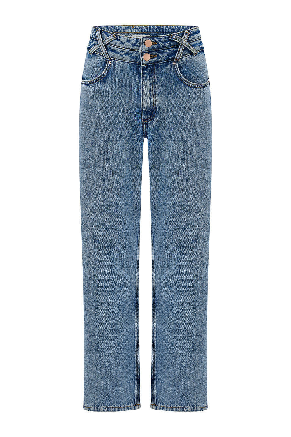 Leo Straight Leg Jean in Newport