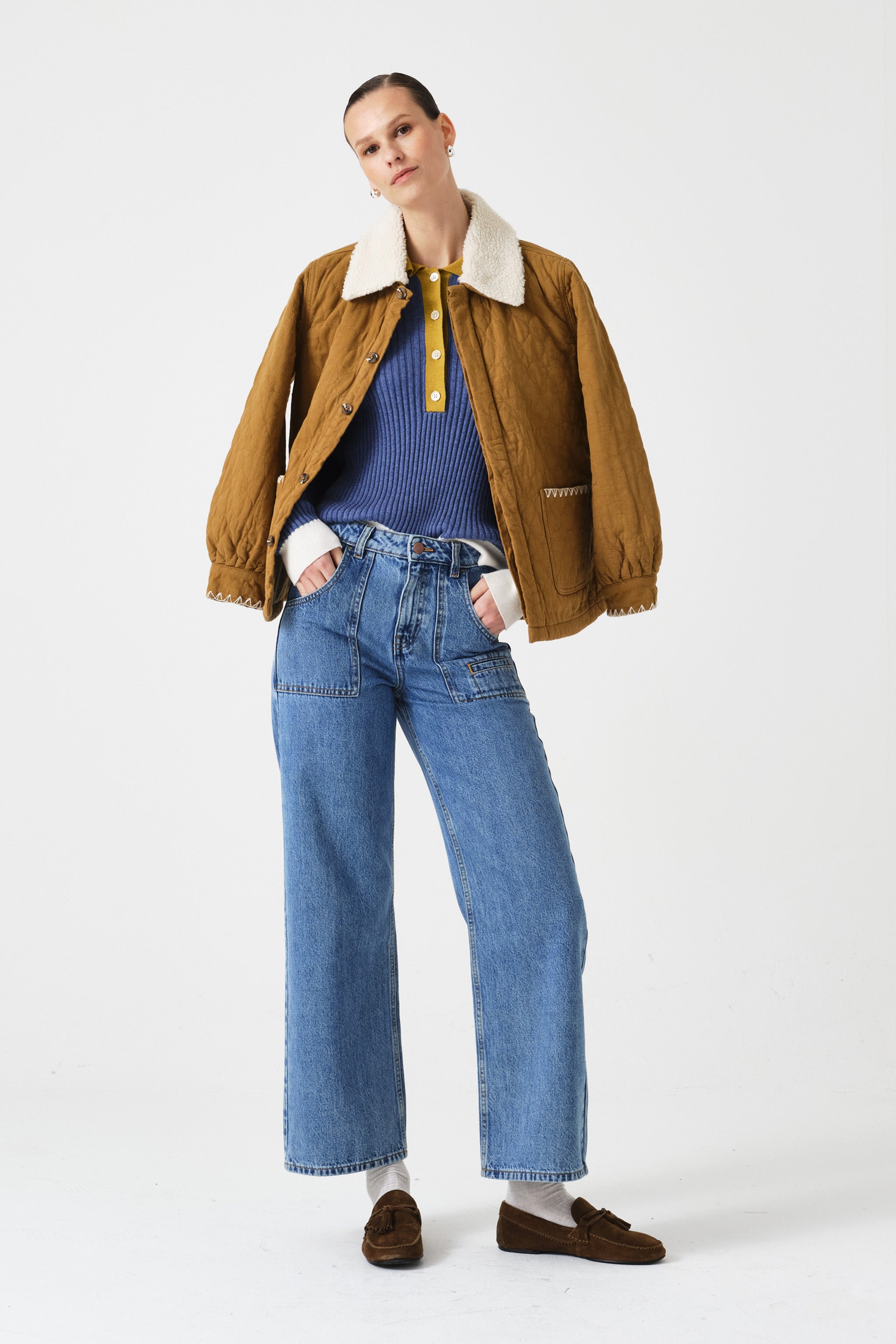 Eden Cropped Jean in Newport