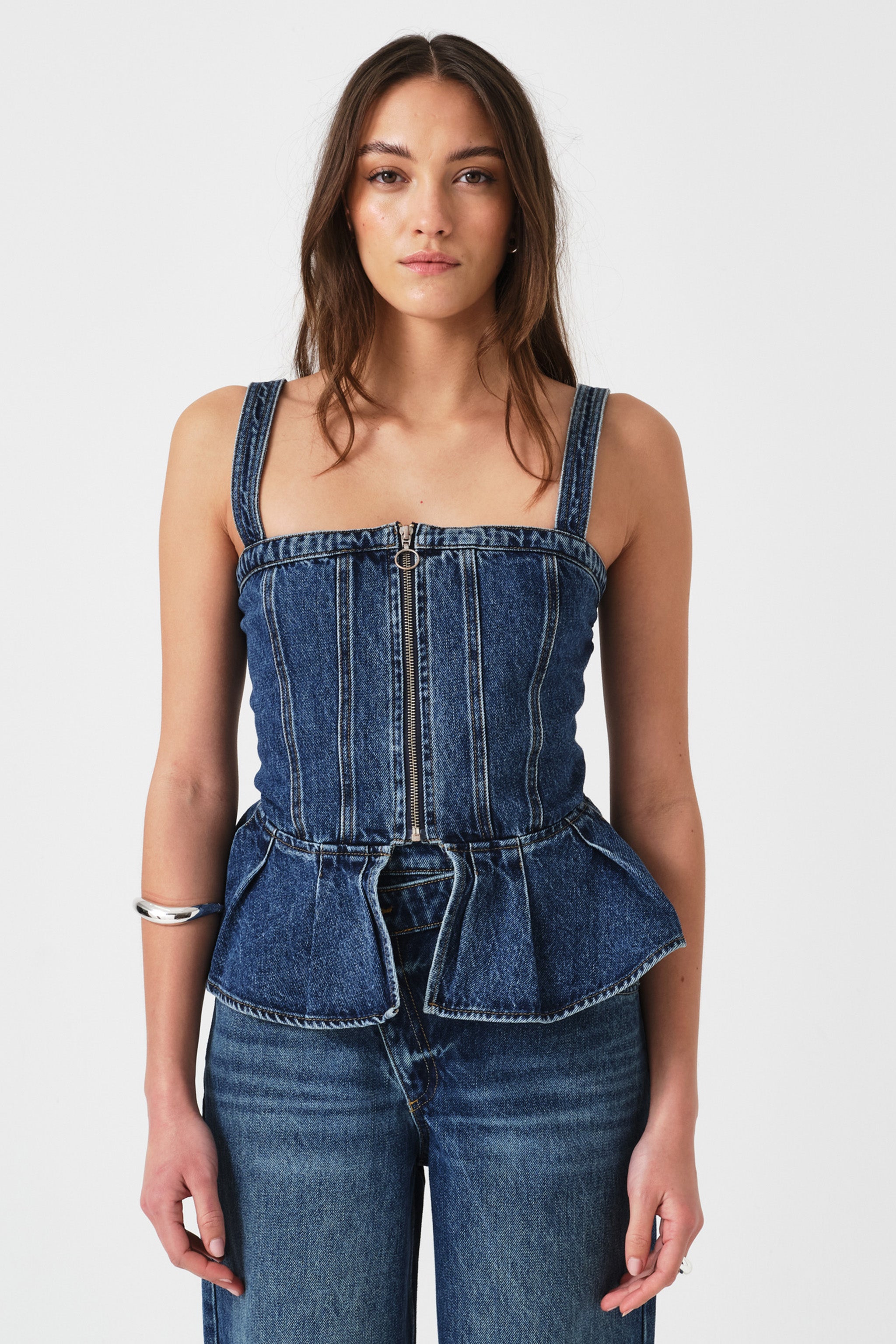 Mila Peplum Top in Phoenix