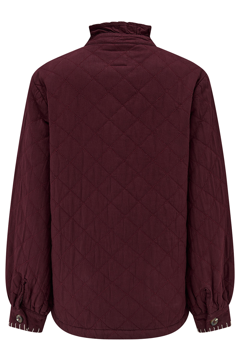 Quilted Pablo Jacket in Mulberry