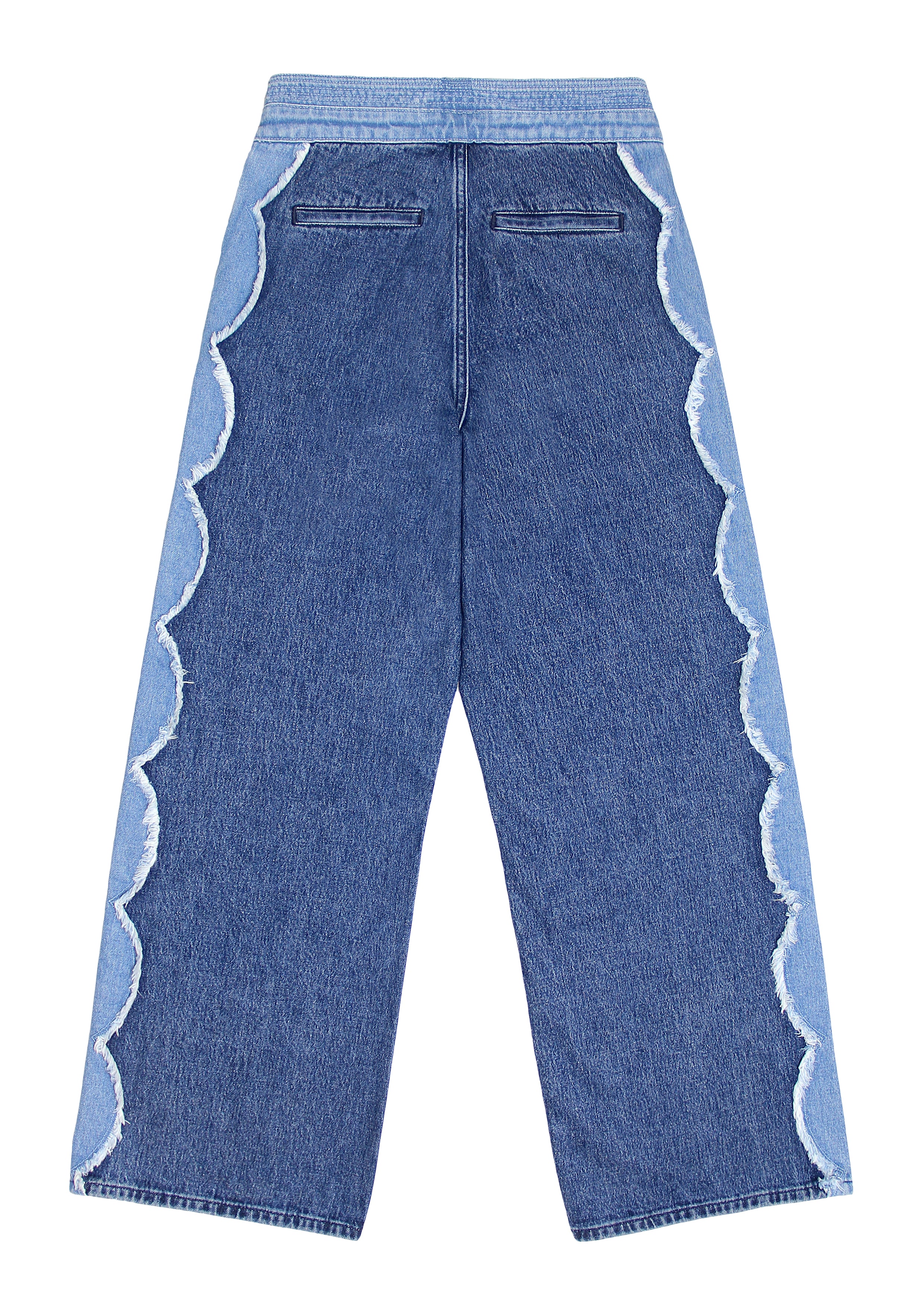Ari Wide Leg Jean in Dark Vintage Scallop