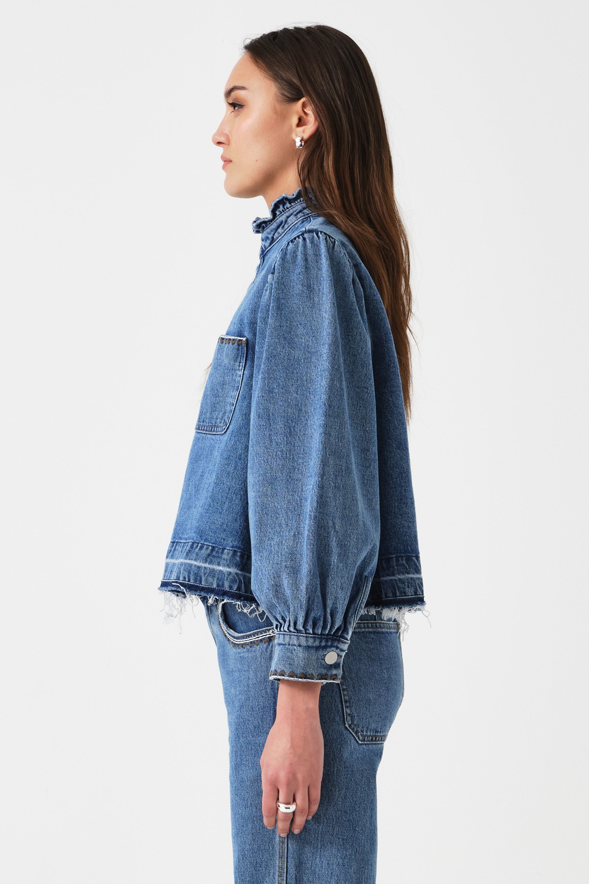 Ziggy Cropped Jacket in Rodeo