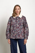 Frida Jacket In Beet Suzani