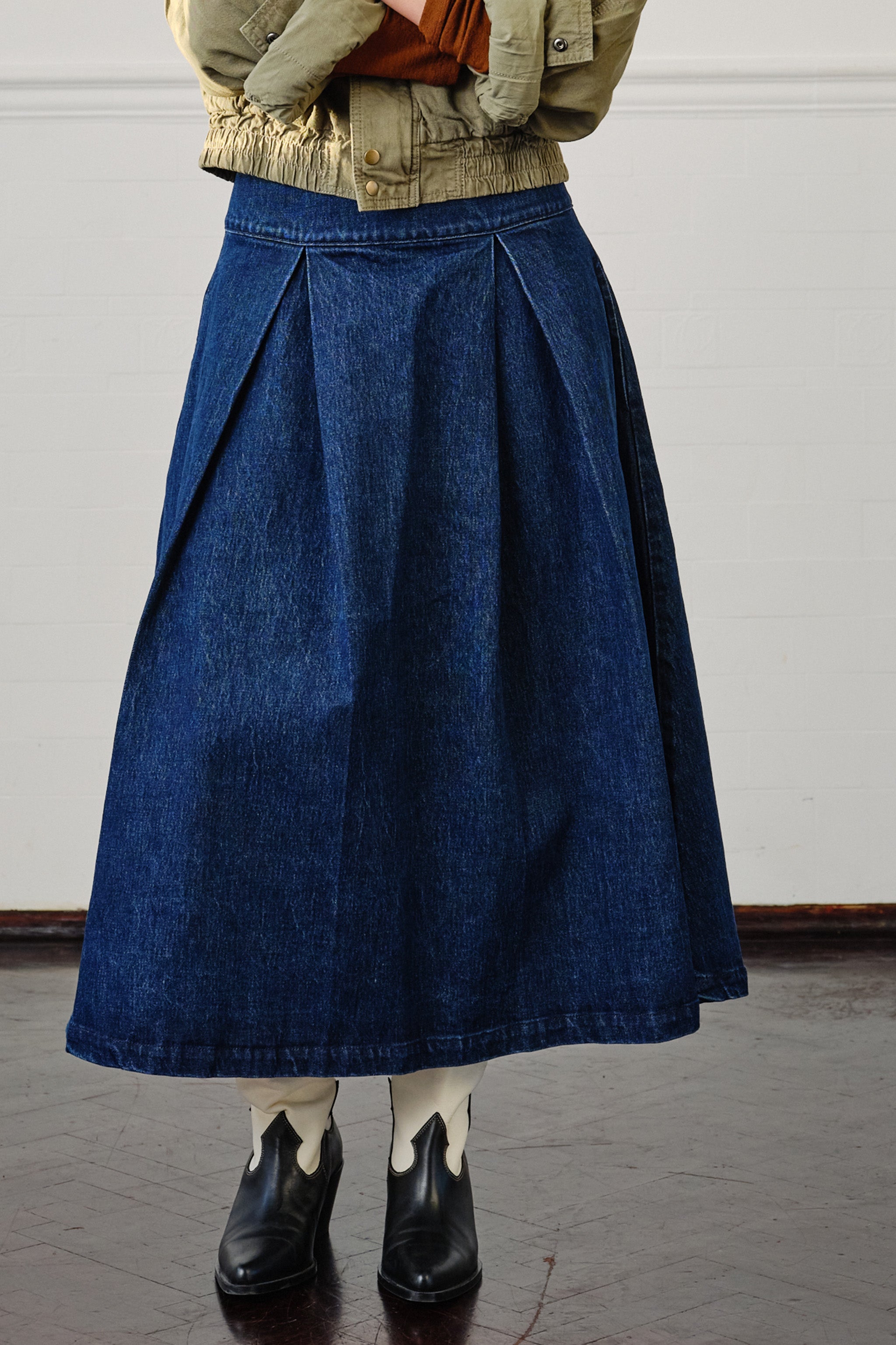 Maddie Skirt in Dark Americana