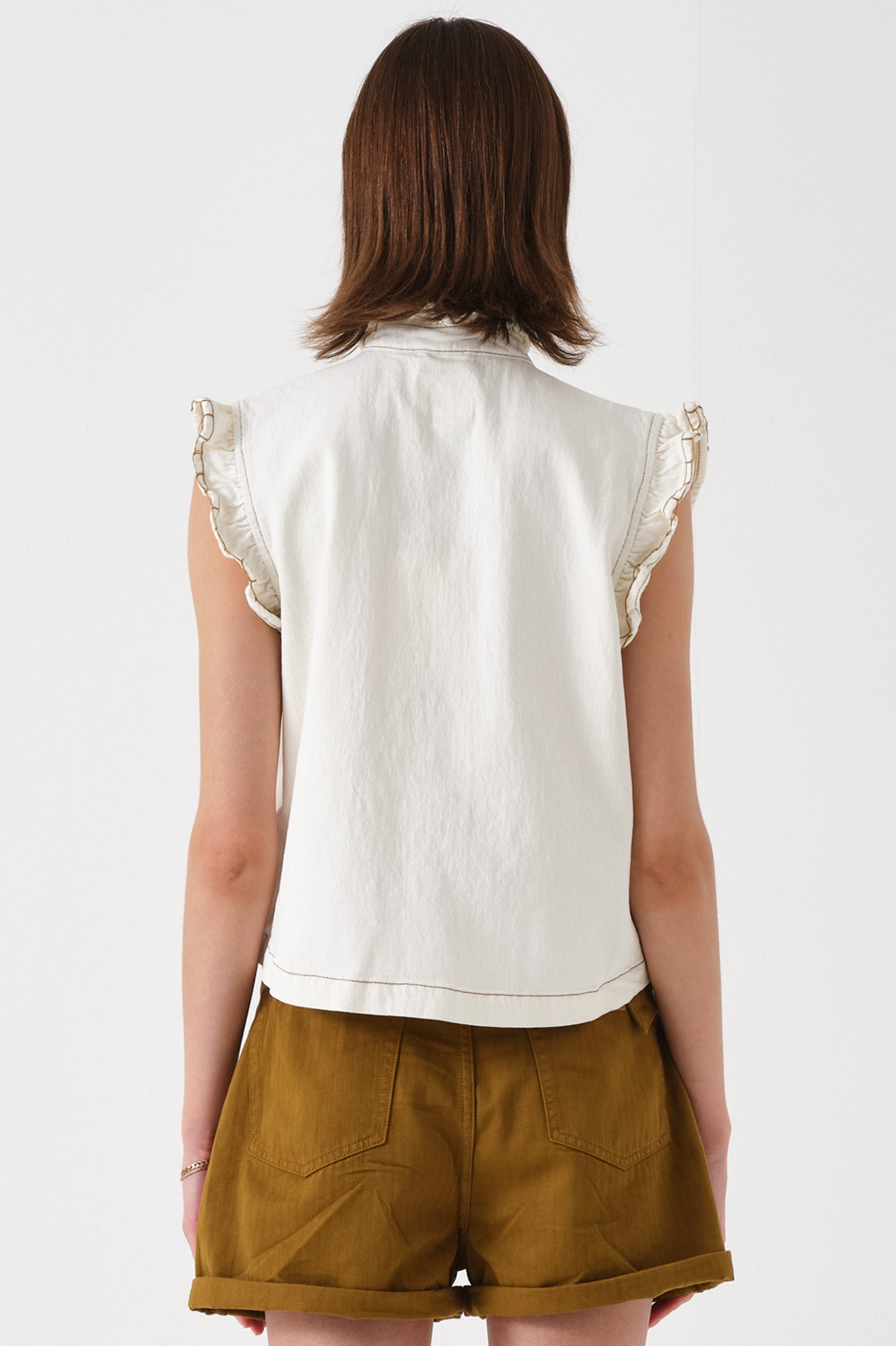 Pablo Vest in Ecru