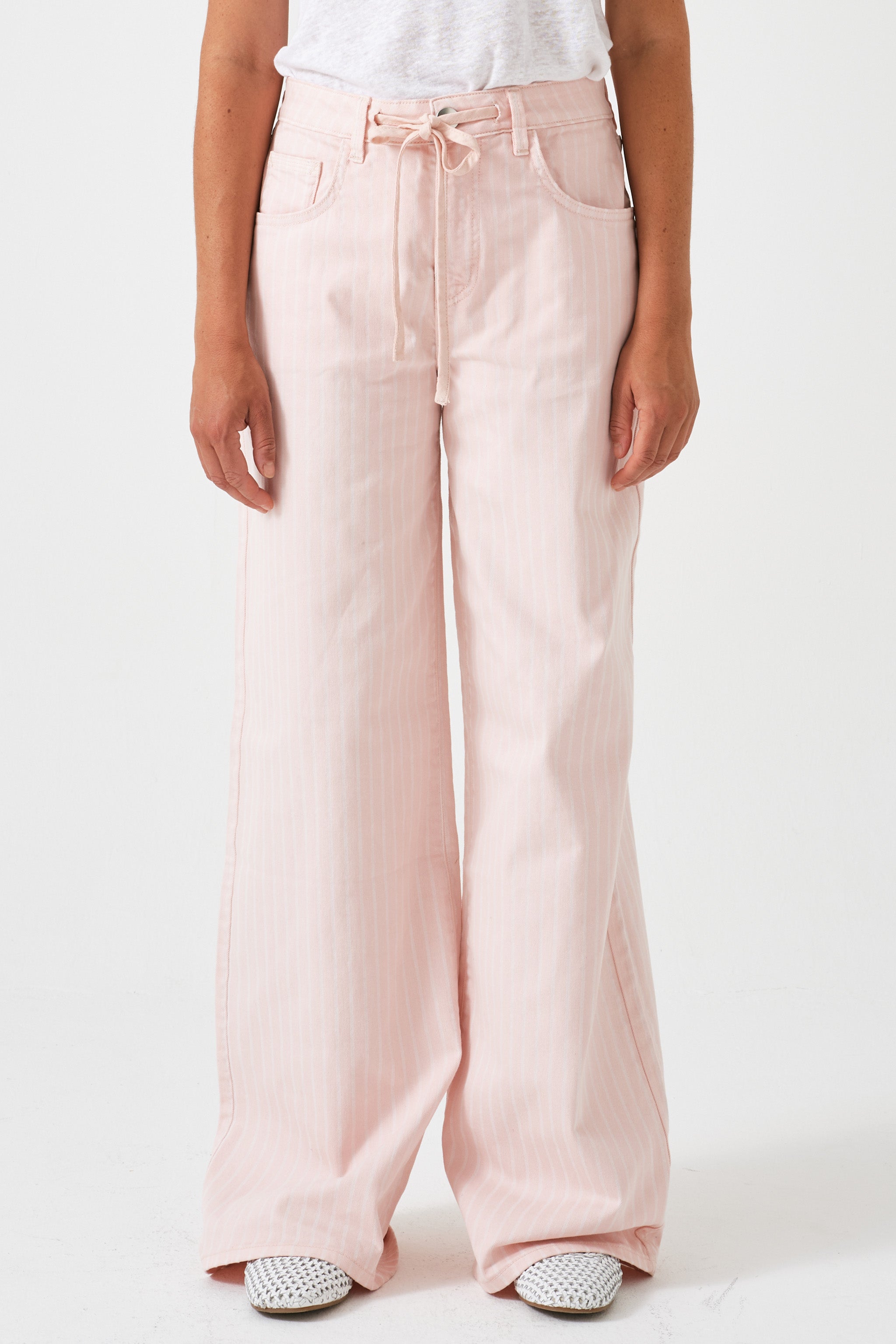 Blake Jean in Pink Dawn Wide Stripe