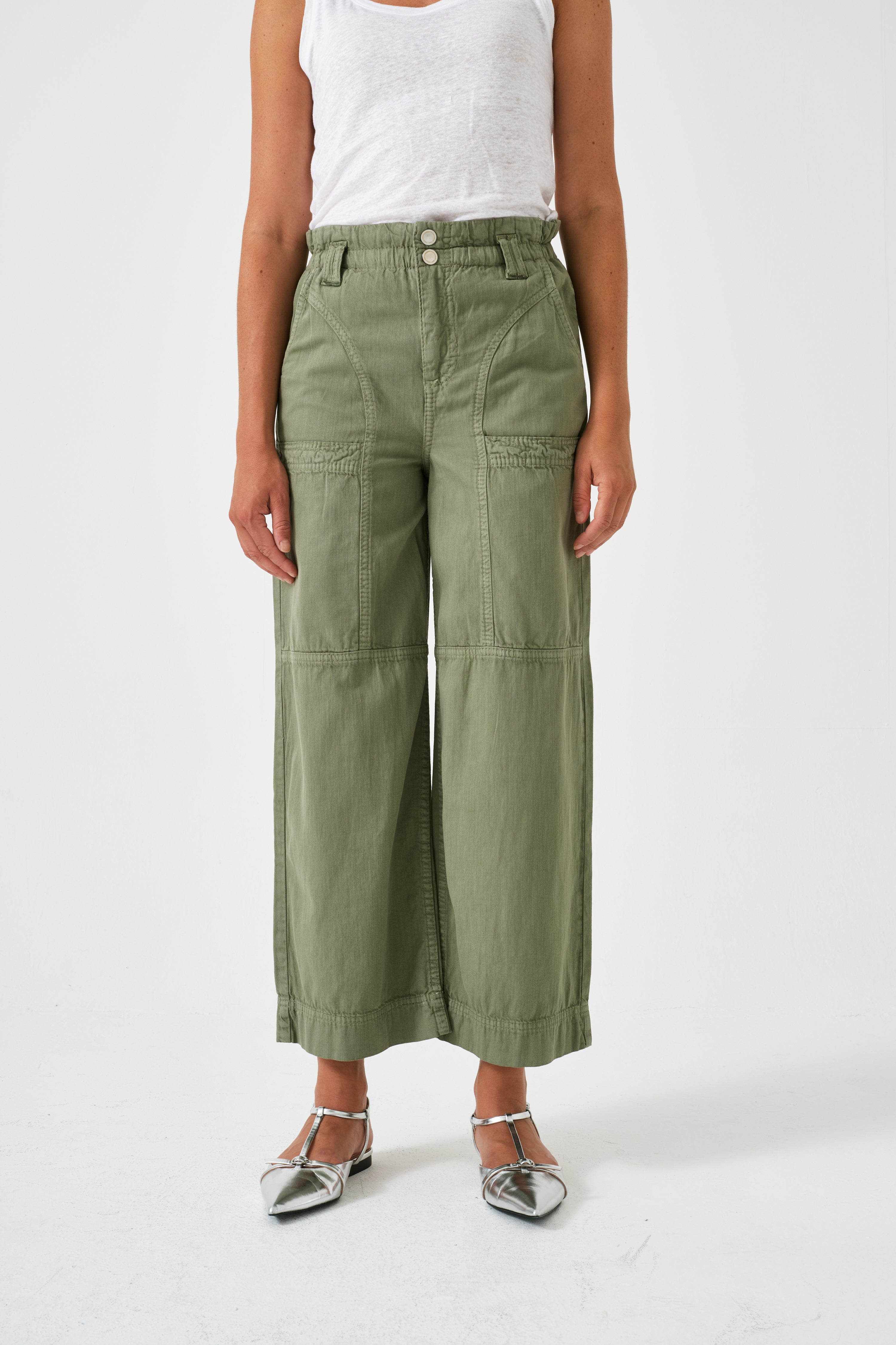 Louis Pant in Moss Denim